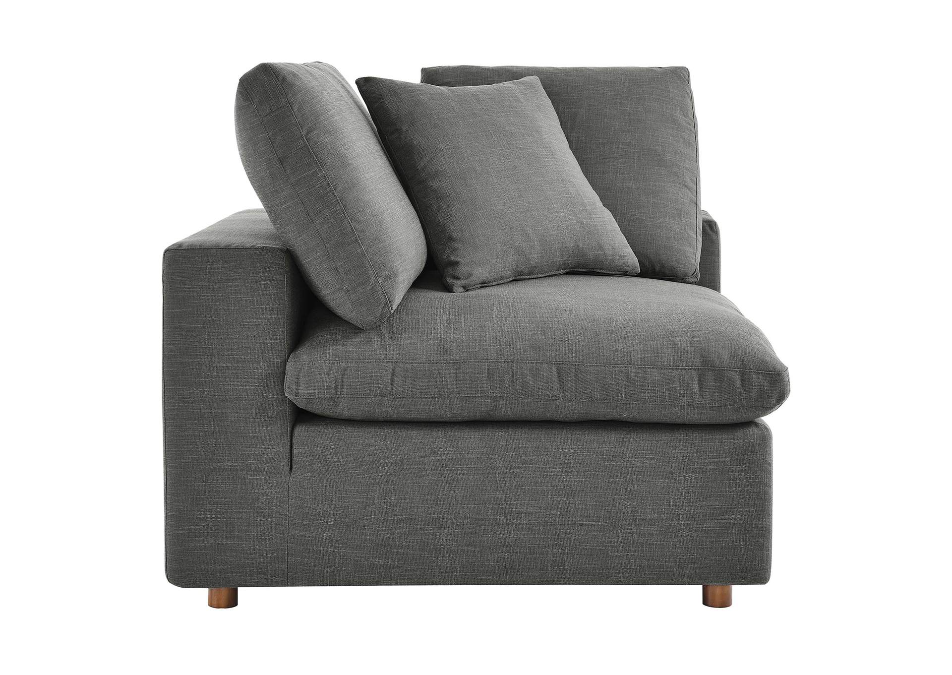 Gray Commix Down Filled Overstuffed 2 Piece Sectional Sofa Set,Modway