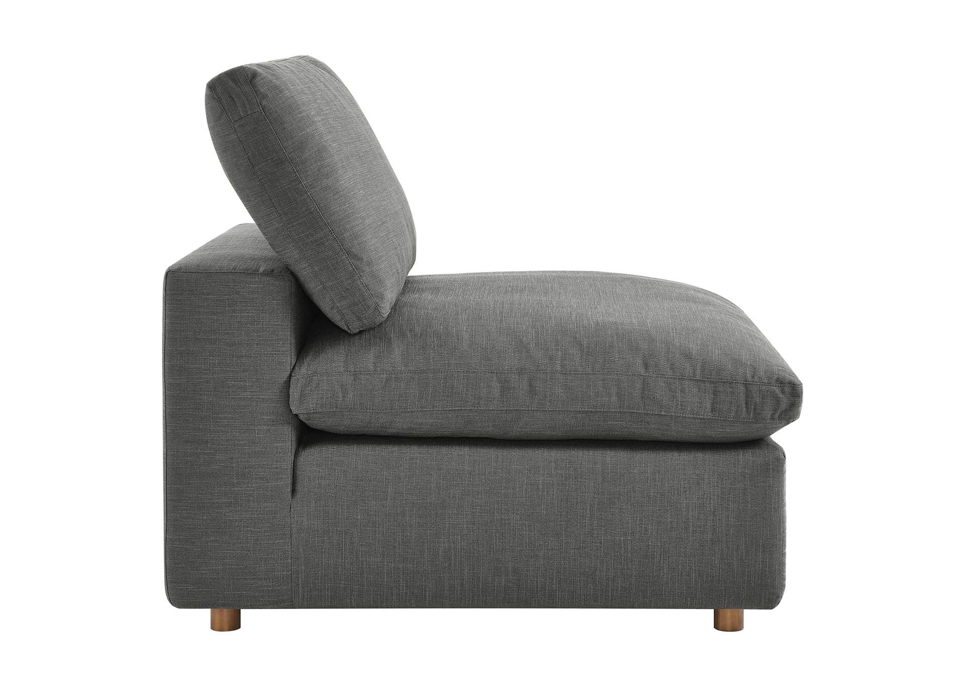Gray Commix Down Filled Overstuffed 4 Piece Sectional Sofa Set,Modway