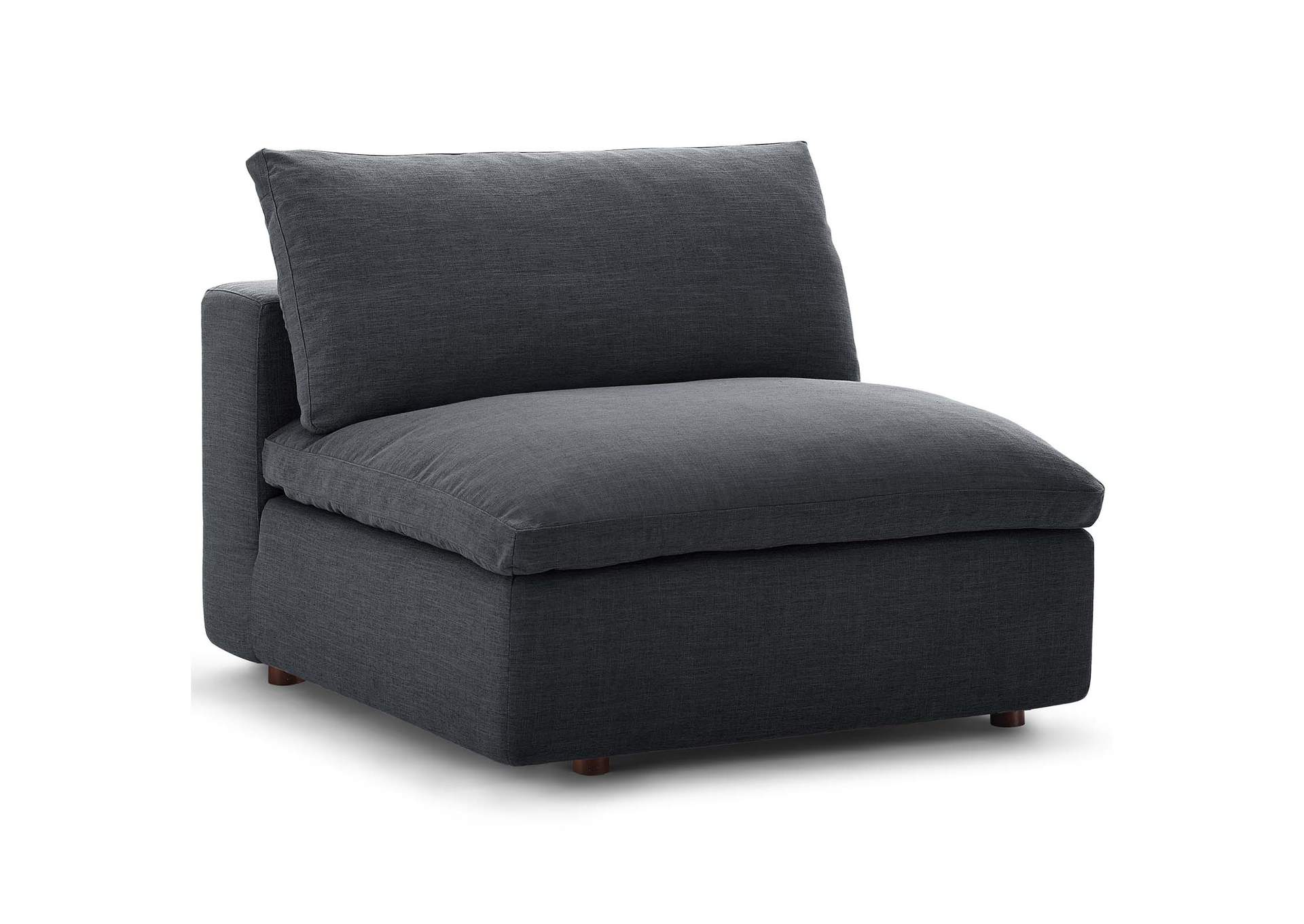 Gray Commix Down Filled Overstuffed 6 Piece Sectional Sofa Set,Modway