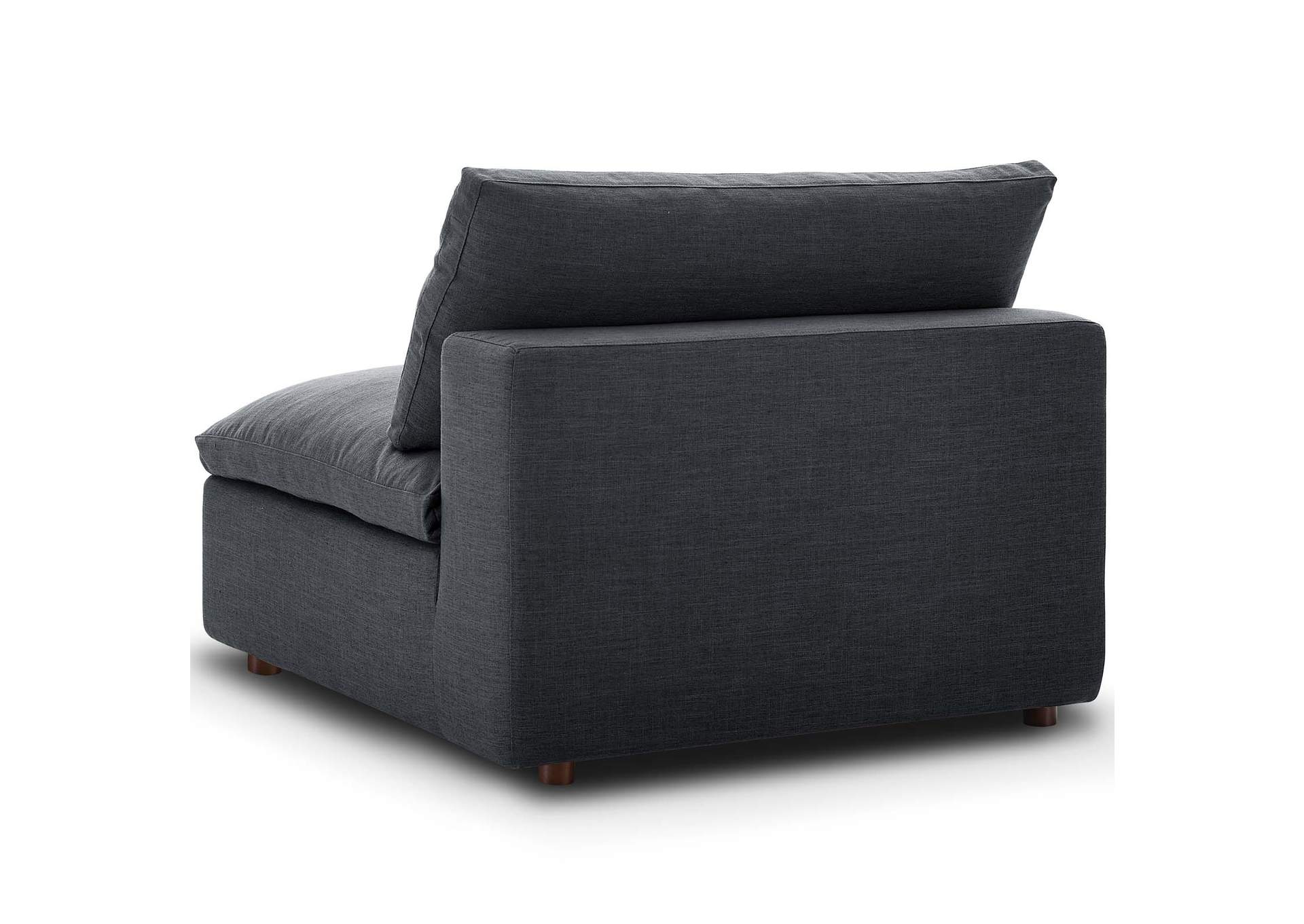 Gray Commix Down Filled Overstuffed 6 Piece Sectional Sofa Set,Modway