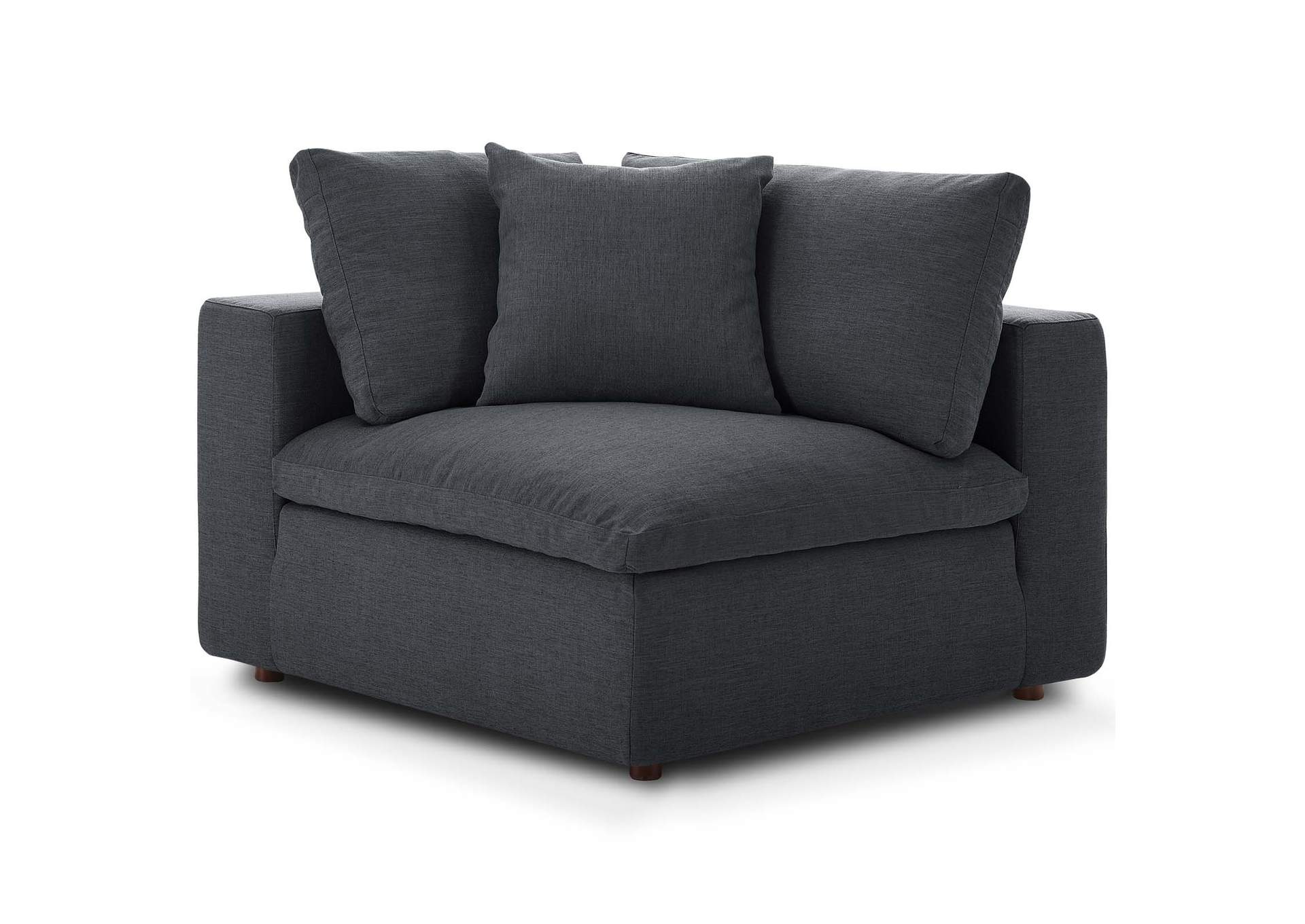 Gray Commix Down Filled Overstuffed 6 Piece Sectional Sofa Set,Modway