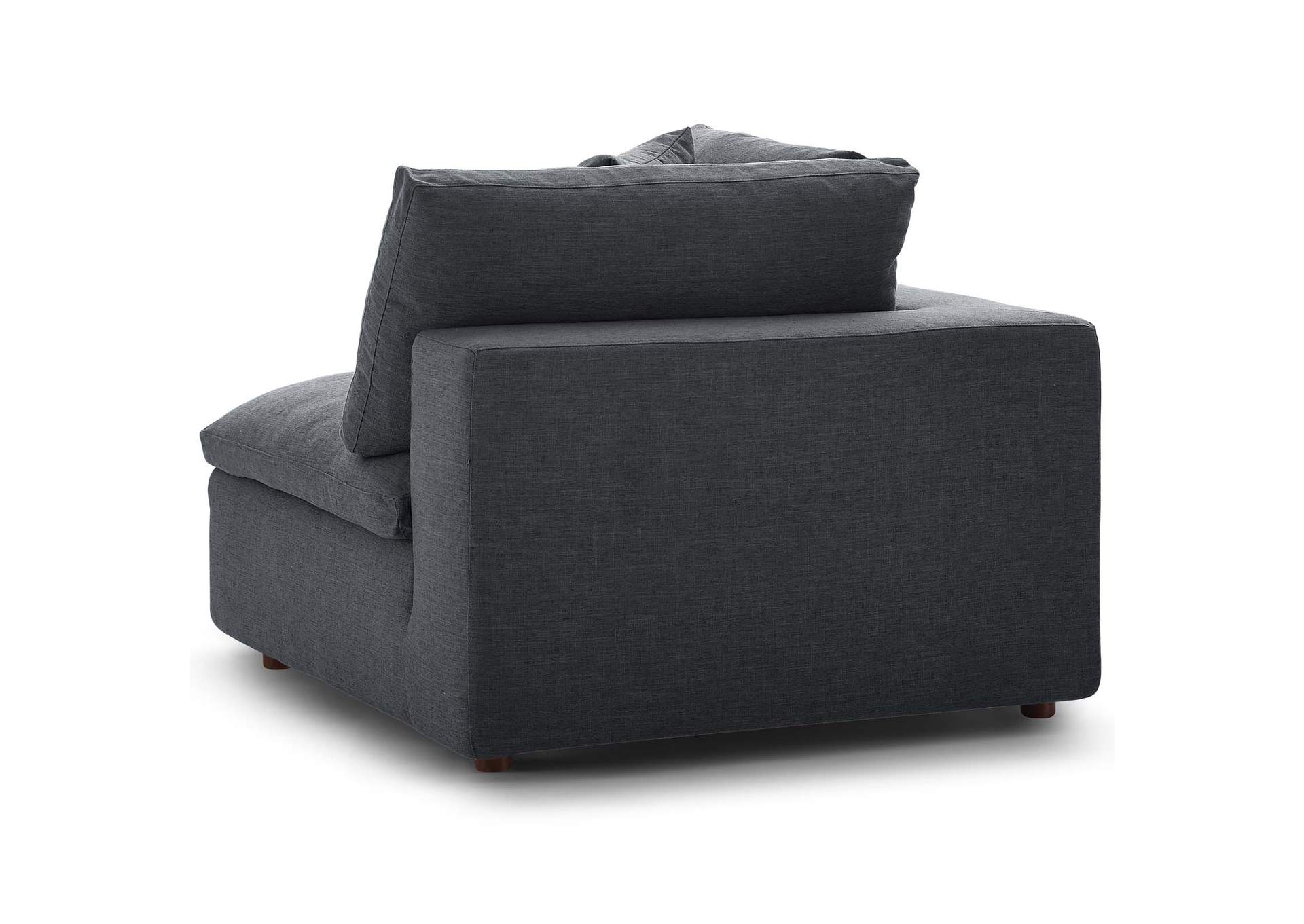 Gray Commix Down Filled Overstuffed 6 Piece Sectional Sofa Set,Modway