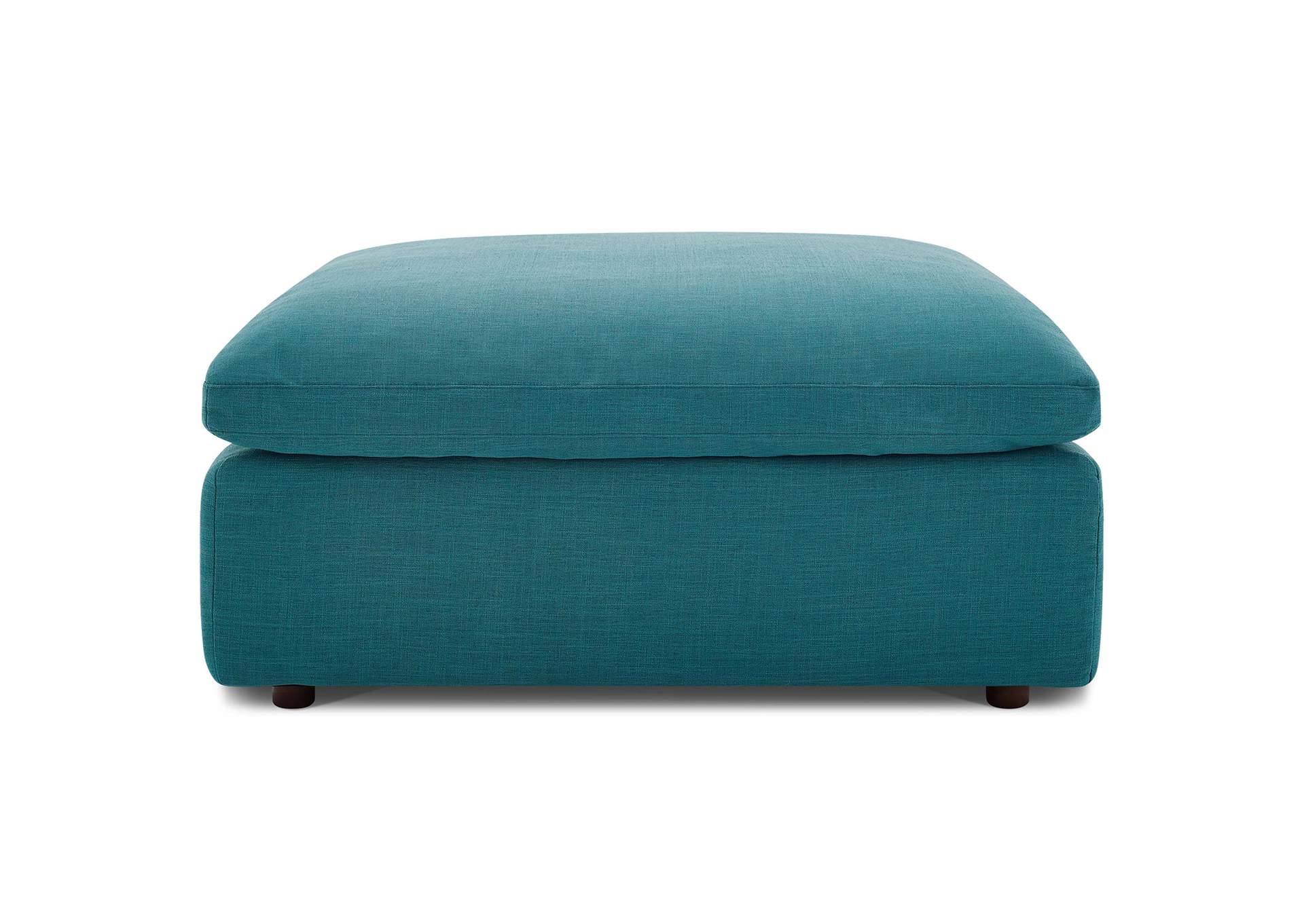 Teal Commix Down Filled Overstuffed 7 Piece Sectional Sofa Set,Modway