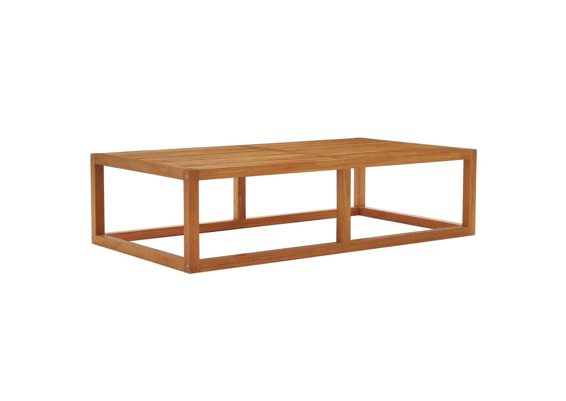 Natural Newbury Outdoor Patio Premium Grade A Teak Wood Coffee Table,Modway