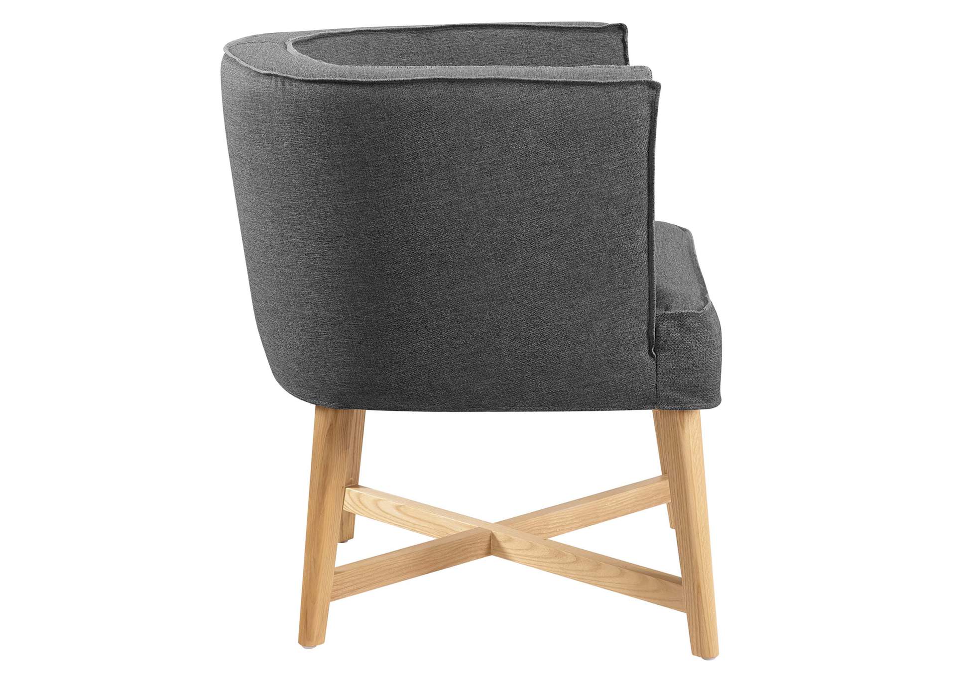 Anders Gray Upholstered Fabric Accent Chair,Modway