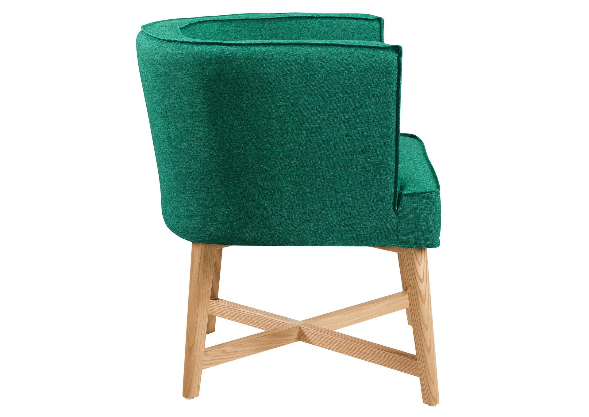 Anders Teal Upholstered Fabric Accent Chair,Modway