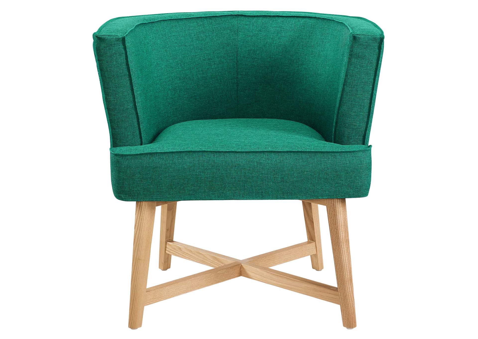 Anders Teal Upholstered Fabric Accent Chair,Modway