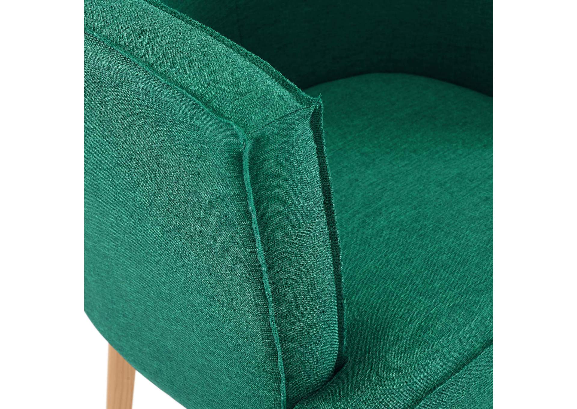 Anders Teal Upholstered Fabric Accent Chair,Modway