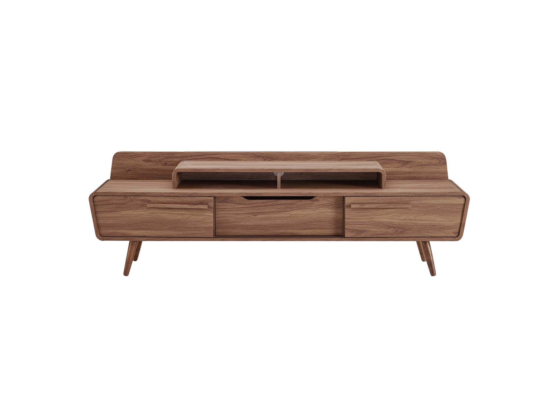 Walnut Omnistand 74" TV Stand,Modway