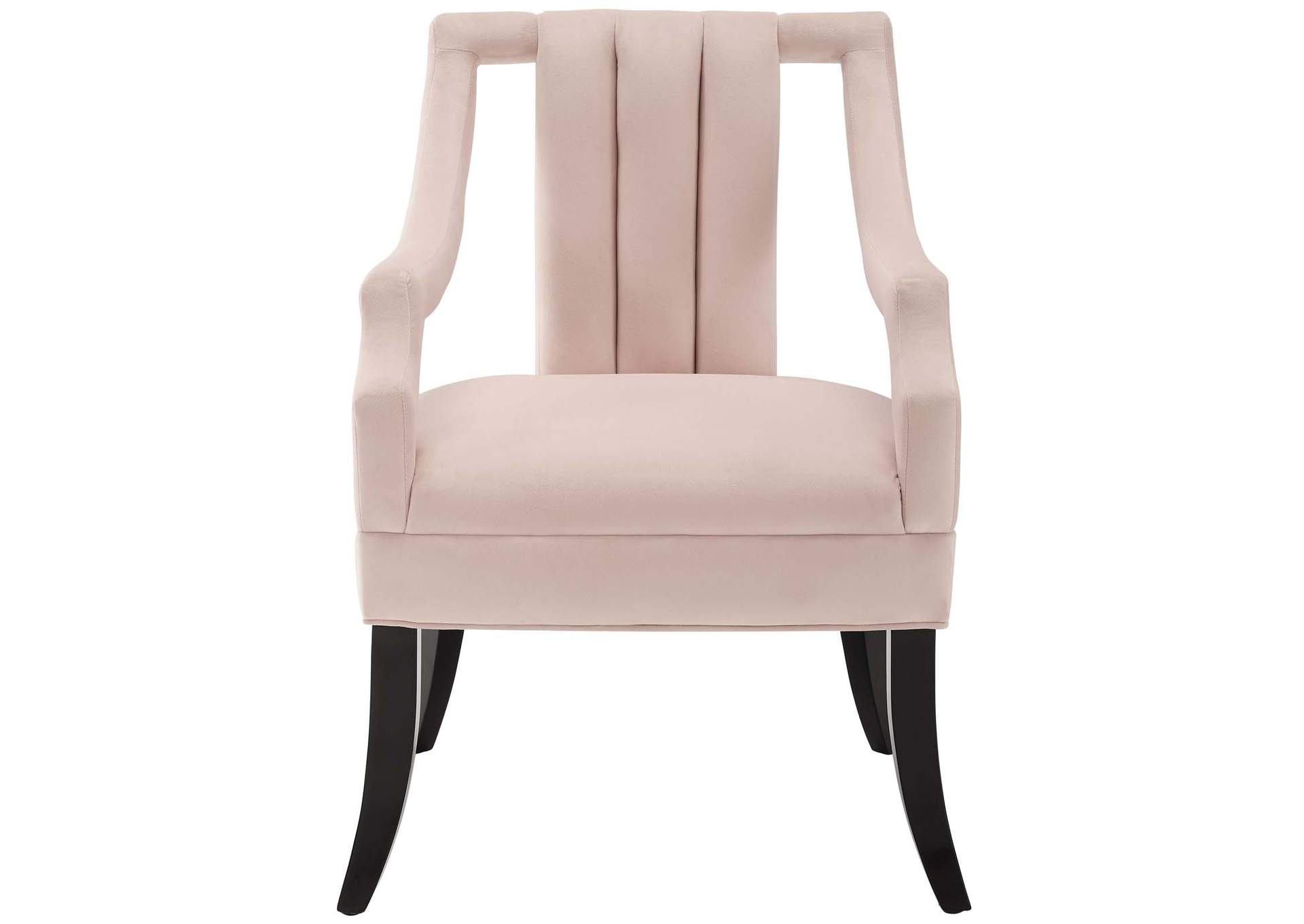 Pink Harken Performance Velvet Accent Chair,Modway