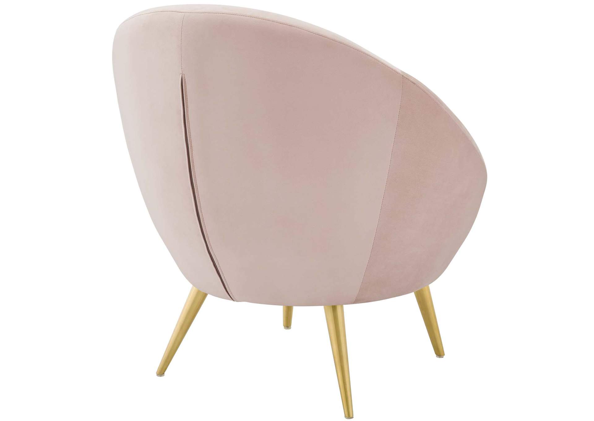 Pink Circuit Performance Velvet Accent Chair,Modway