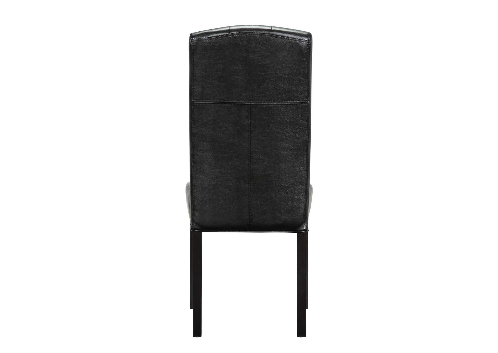 Black Perdure Dining Chairs Vinyl [Set of 4],Modway