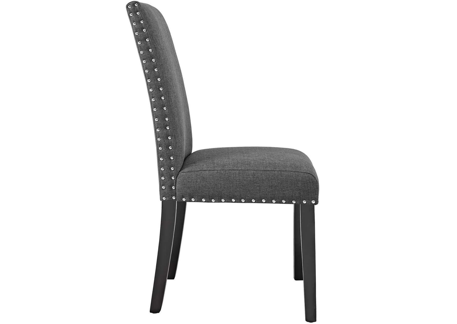 Gray Parcel Dining Side Chair Fabric [Set of 2],Modway
