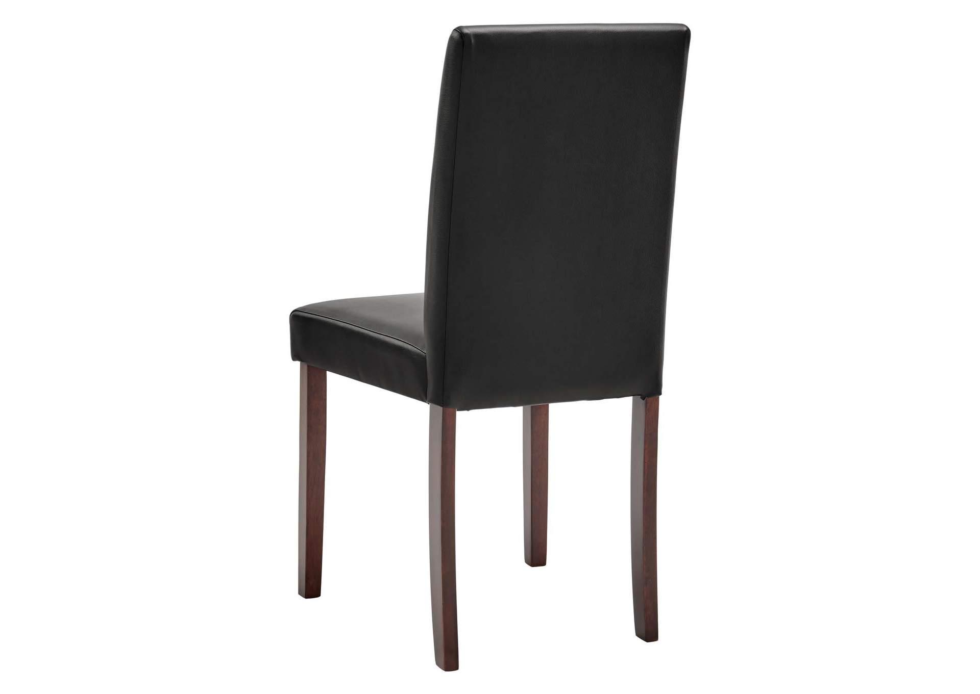 Black Prosper Faux Leather Dining Side Chair [Set of 2],Modway