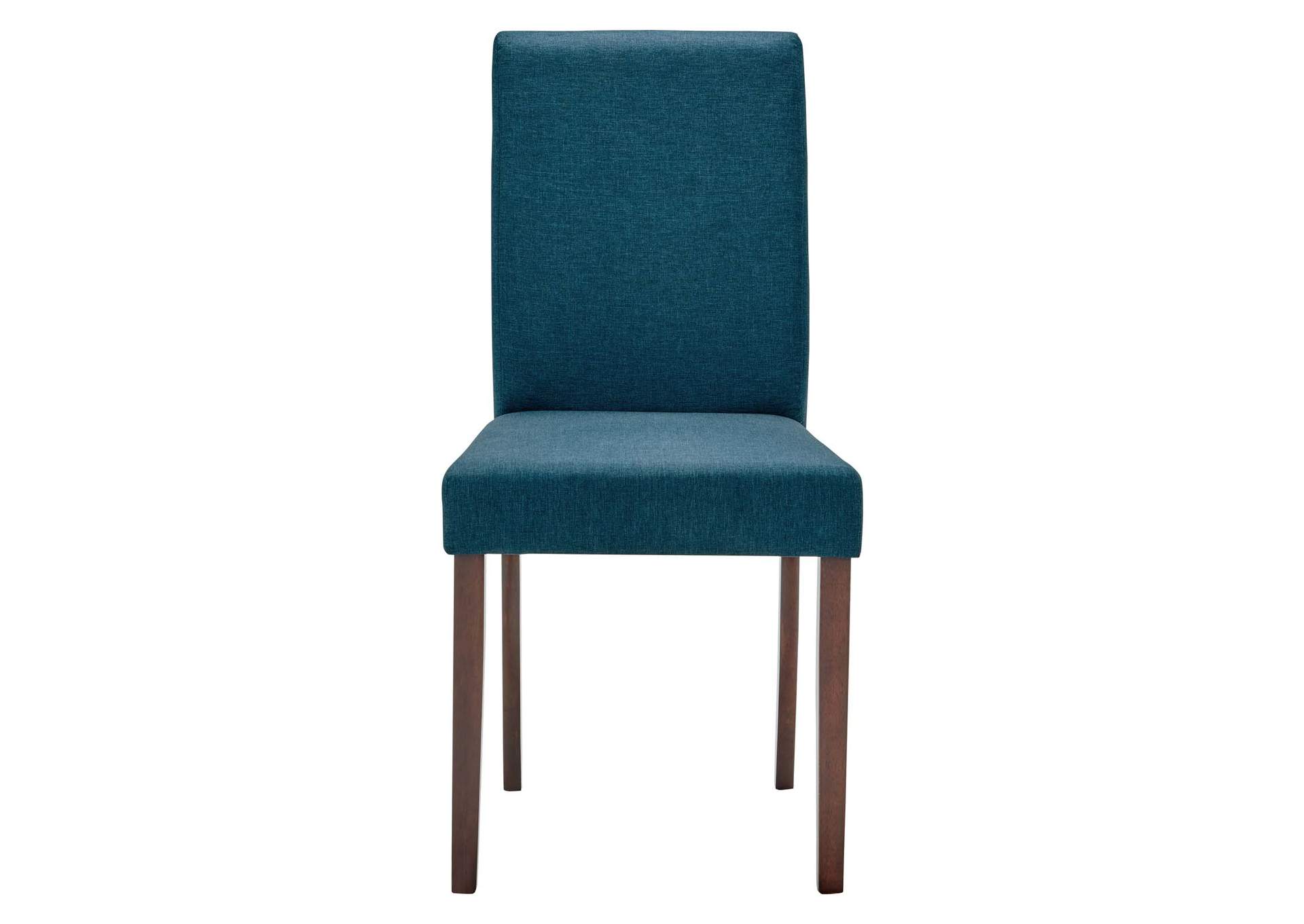 Blue Prosper Upholstered Fabric Dining Side Chair [Set of 2],Modway