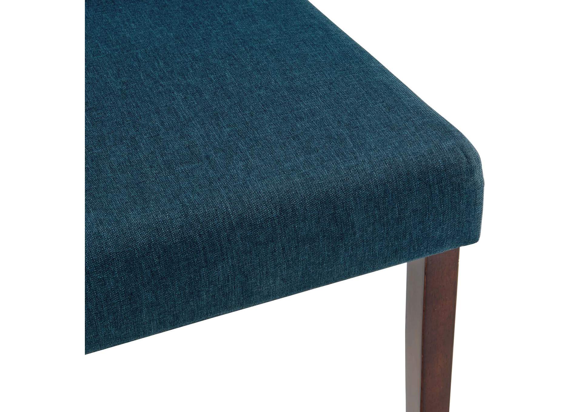 Blue Prosper Upholstered Fabric Dining Side Chair [Set of 2],Modway