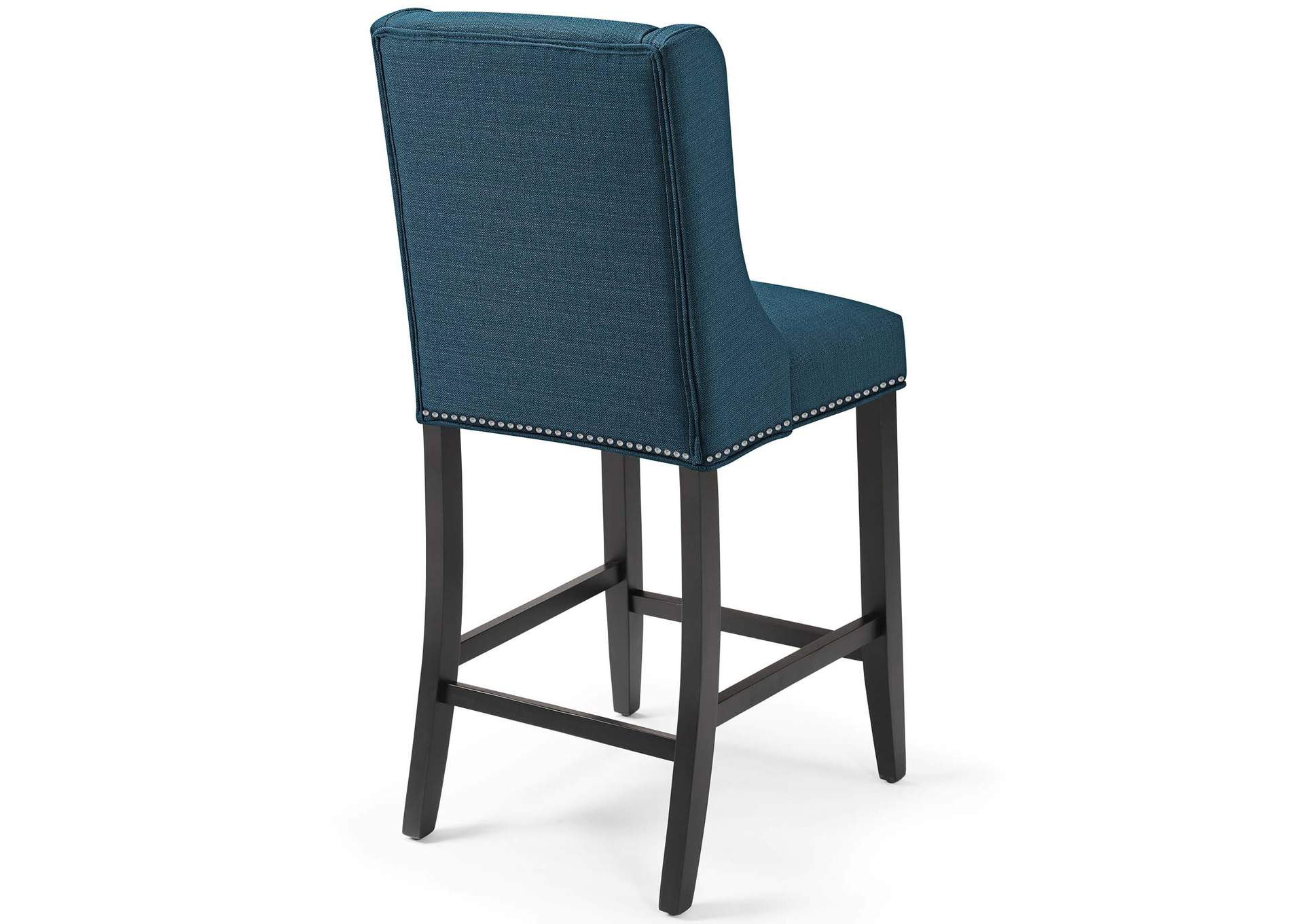 Azure Baron Upholstered Fabric Counter Stool,Modway