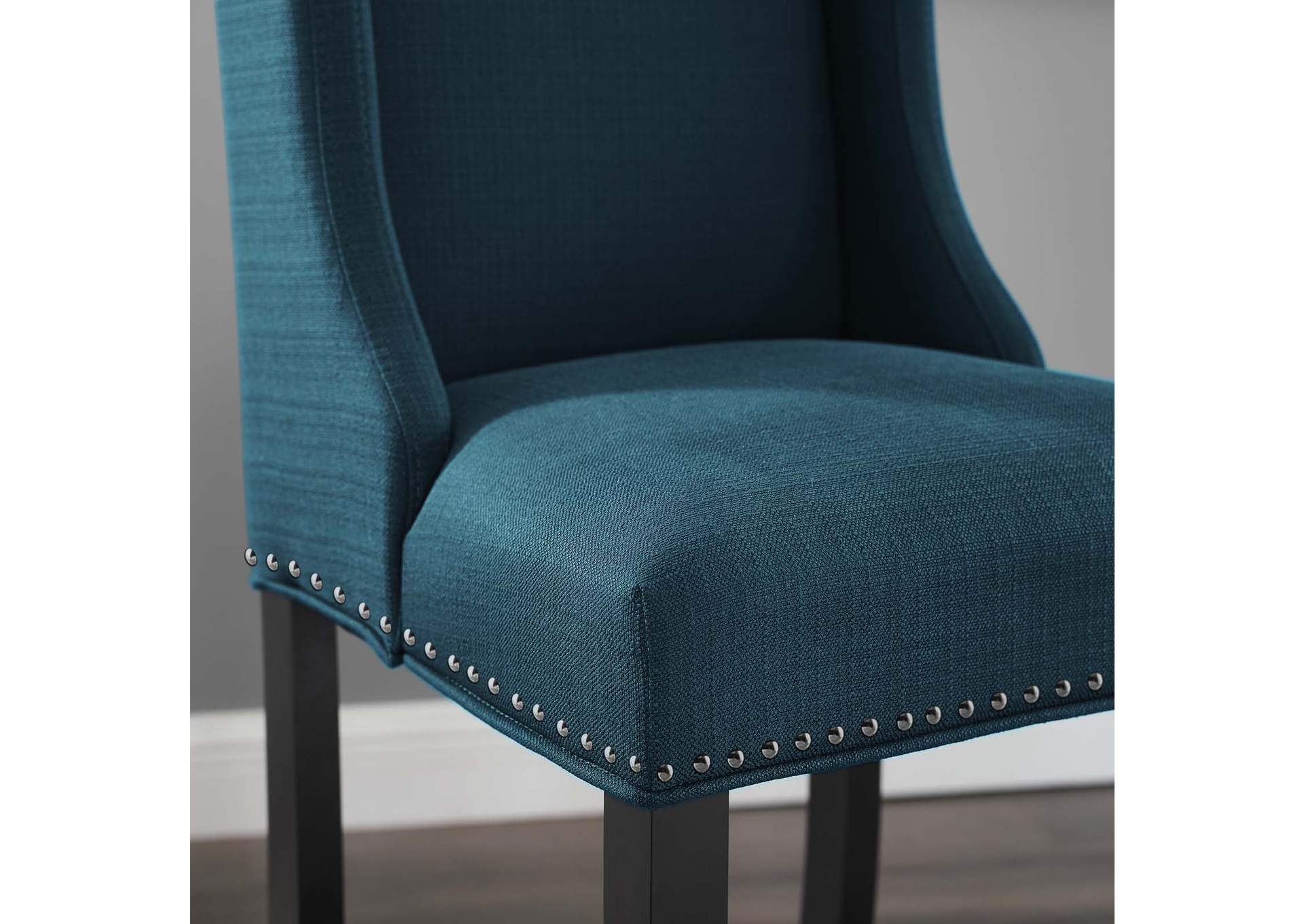 Azure Baron Upholstered Fabric Counter Stool,Modway