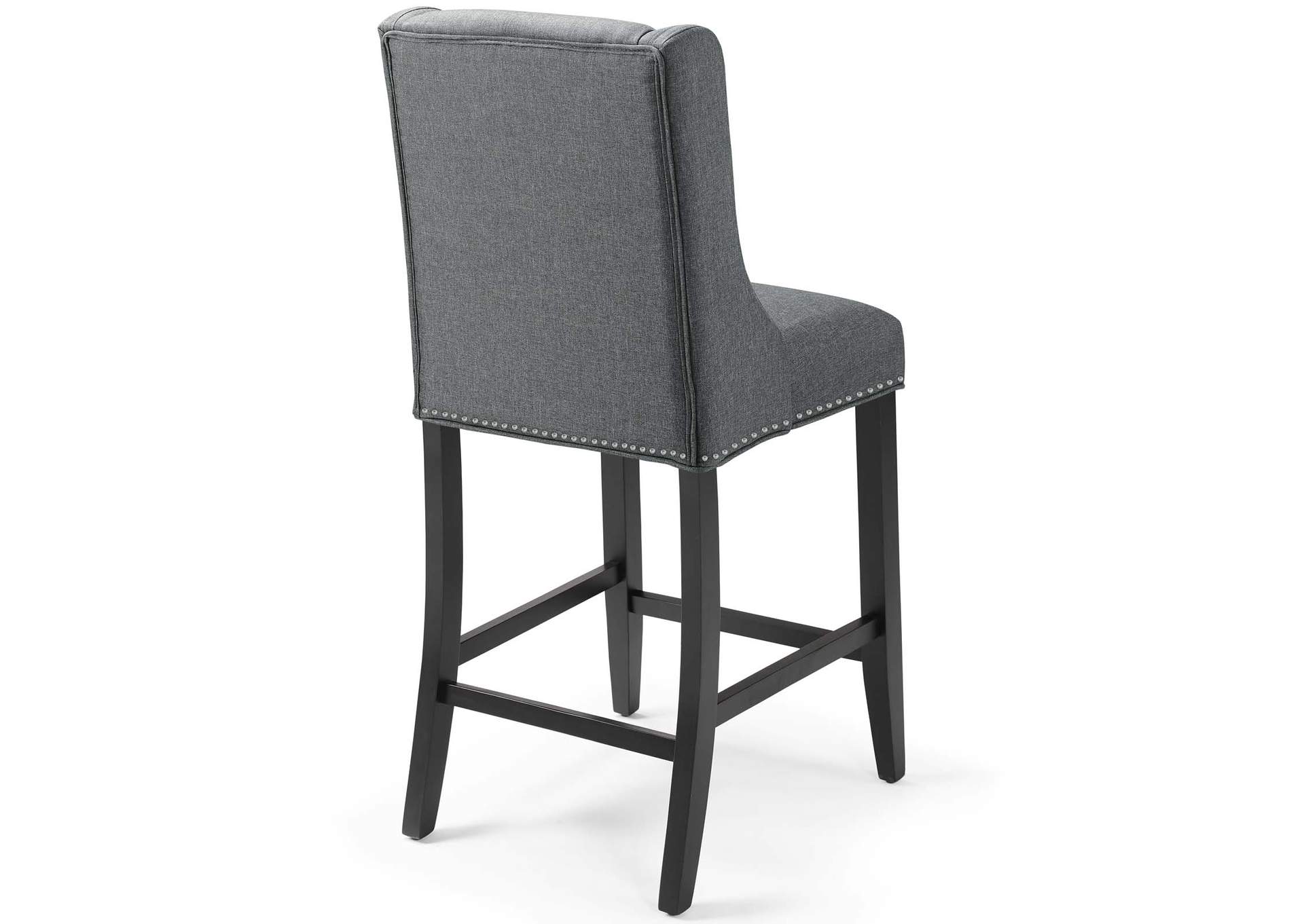 Baron Gray Upholstered Fabric Counter Stool,Modway