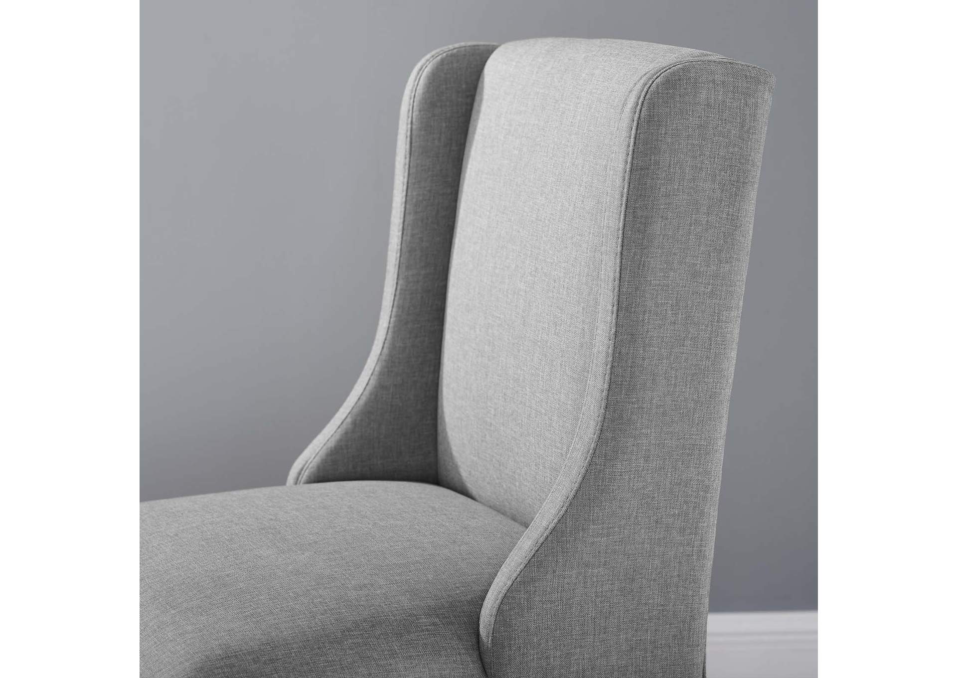 Light Gray Baron Upholstered Fabric Counter Stool,Modway