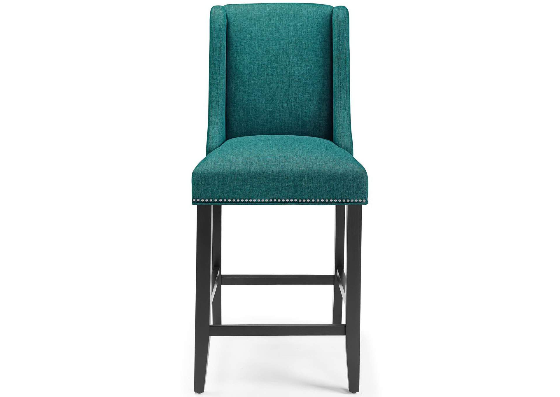 Teal Baron Upholstered Fabric Counter Stool,Modway