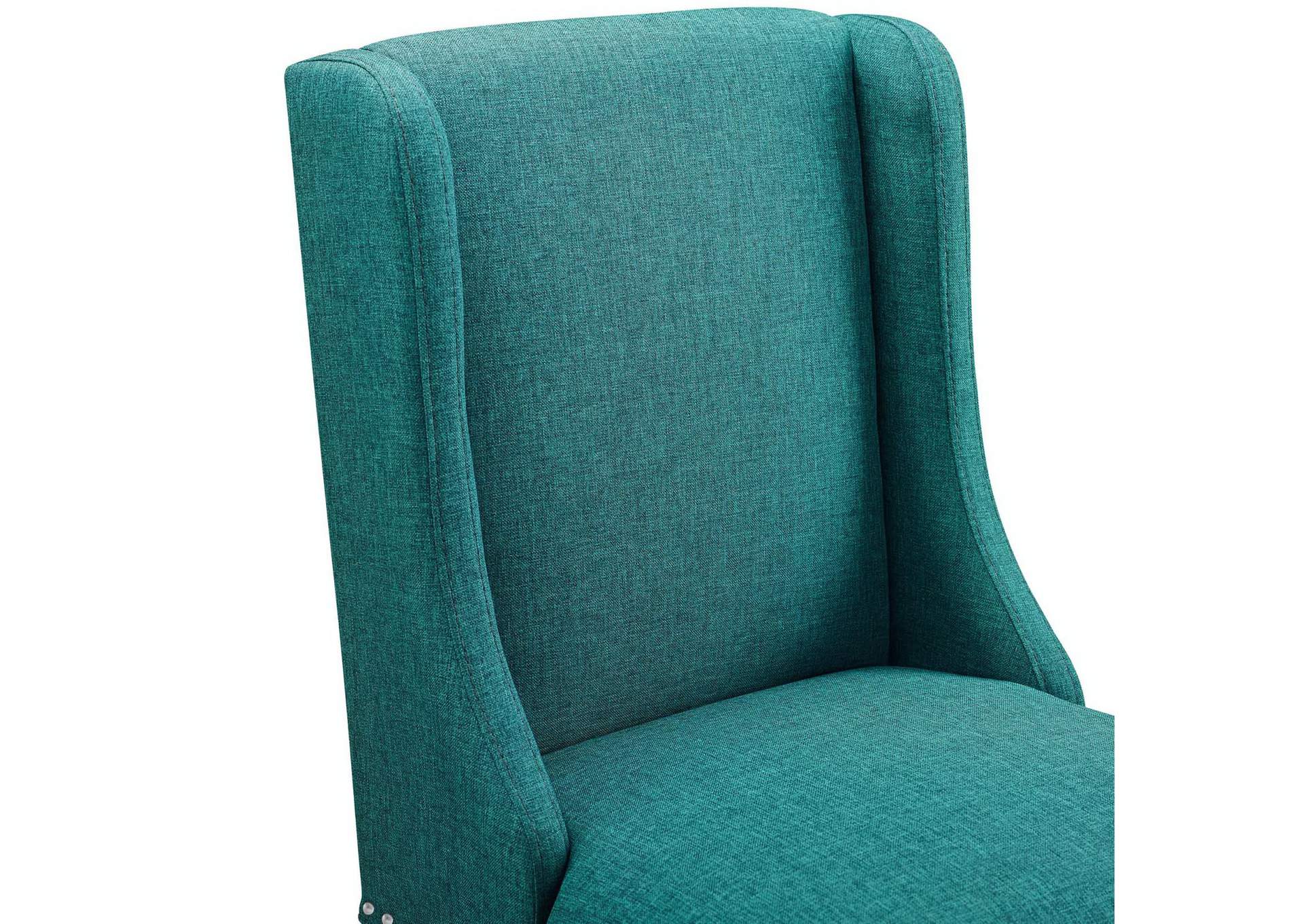 Teal Baron Upholstered Fabric Counter Stool,Modway