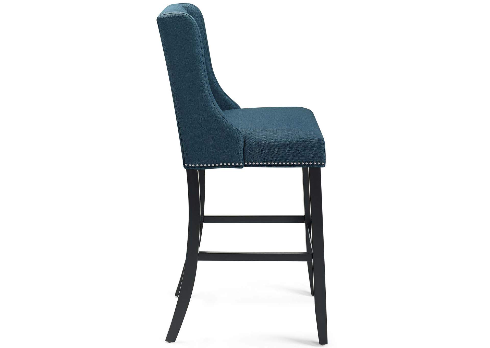 Azure Baron Upholstered Fabric Bar Stool,Modway