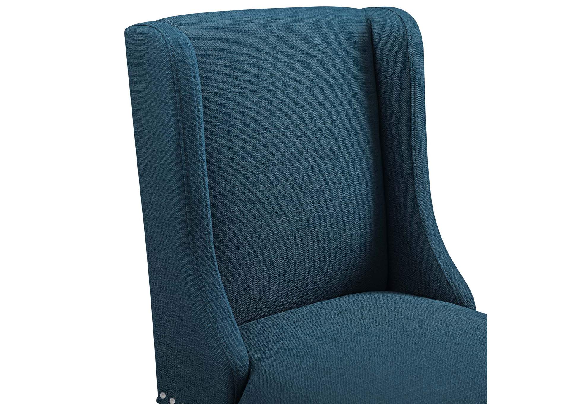 Azure Baron Upholstered Fabric Bar Stool,Modway