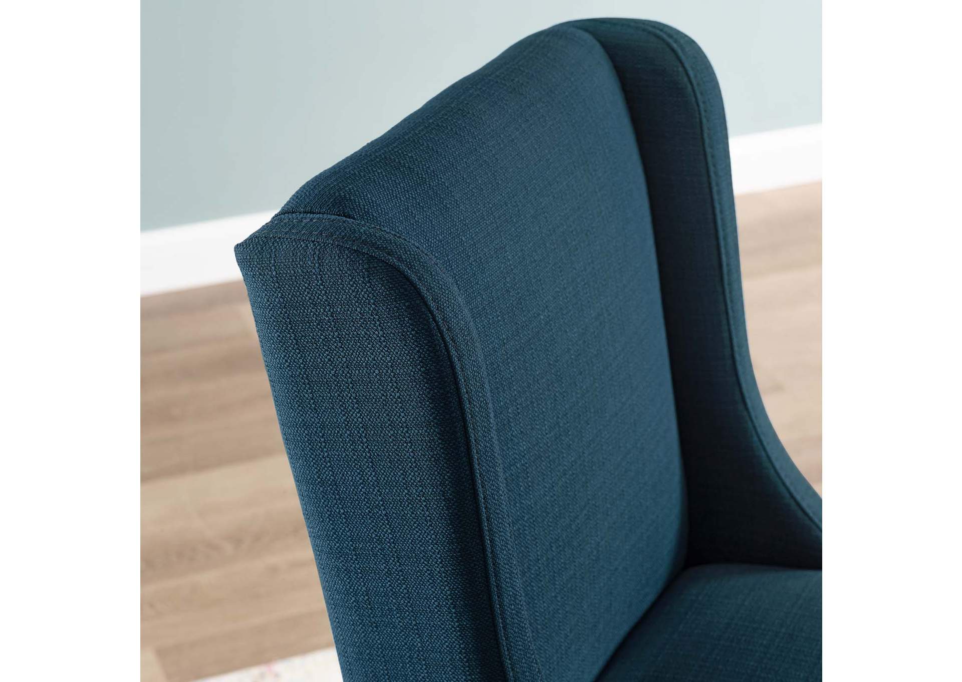 Azure Baron Upholstered Fabric Bar Stool,Modway