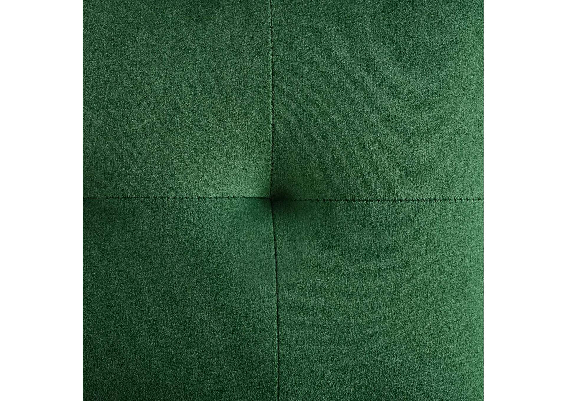 Gold Emerald Privy Gold Stainless Steel Performance Velvet Dining Chair,Modway