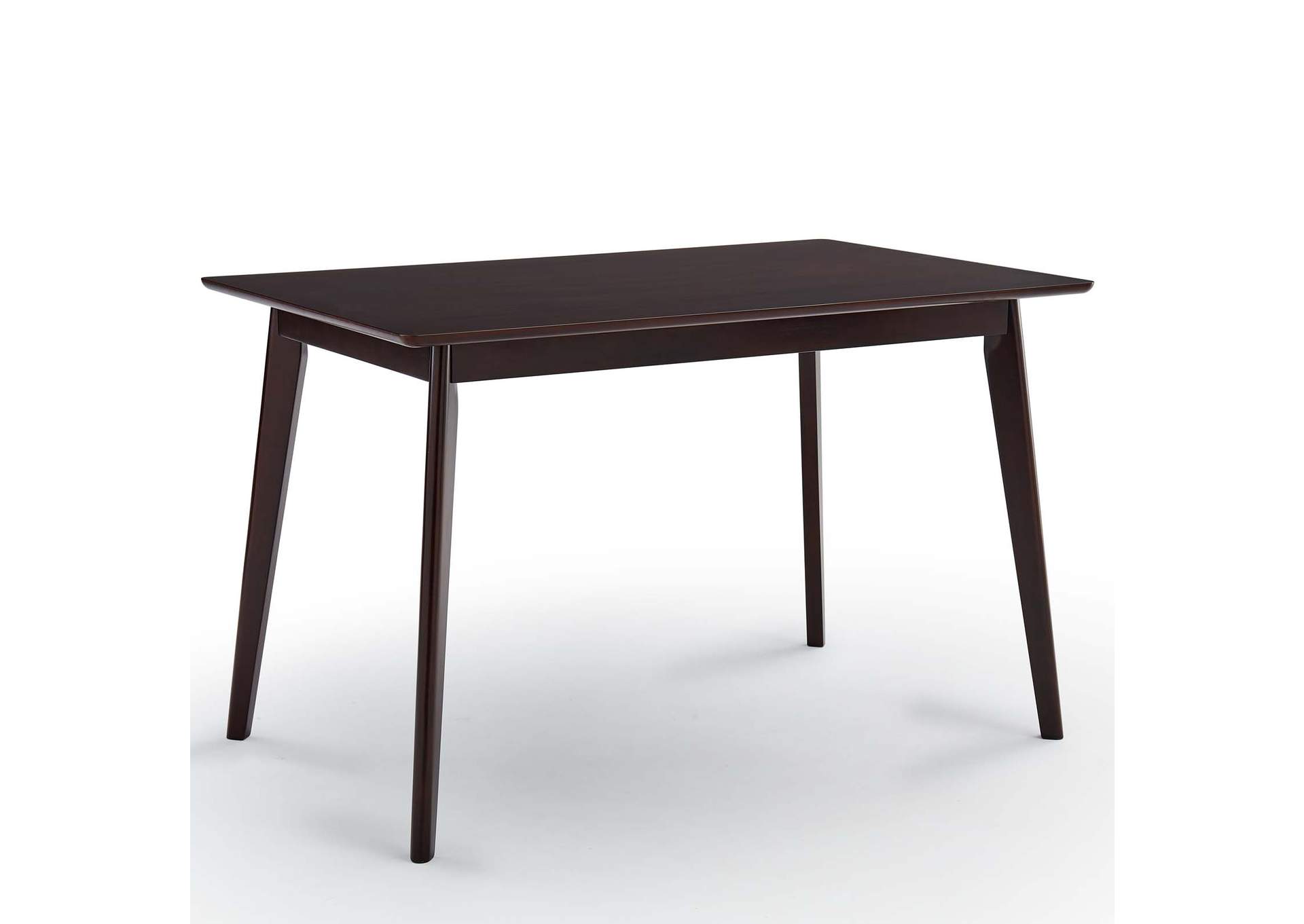 Cappuccino Oracle 47" Rectangle Dining Table,Modway