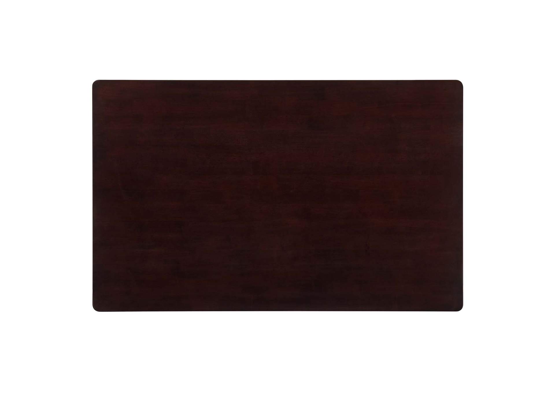 Cappuccino Oracle 47" Rectangle Dining Table,Modway