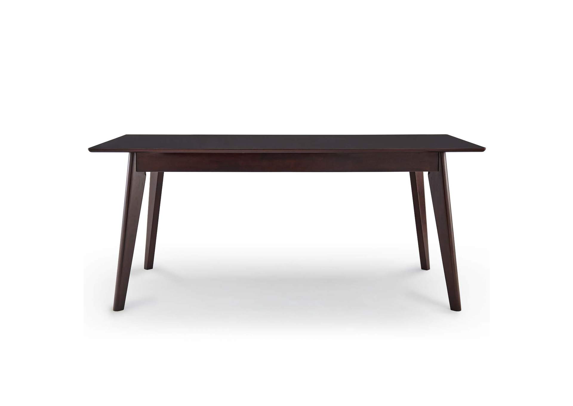 Cappuccino Oracle 69" Rectangle Dining Table,Modway