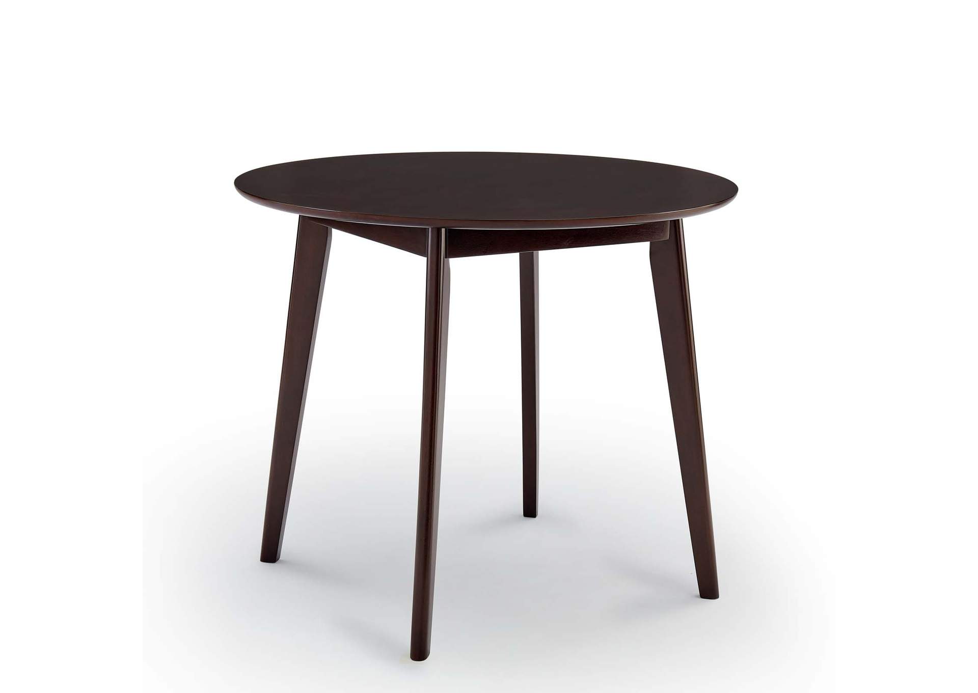 Cappuccino Vision 35" Round Dining Table,Modway