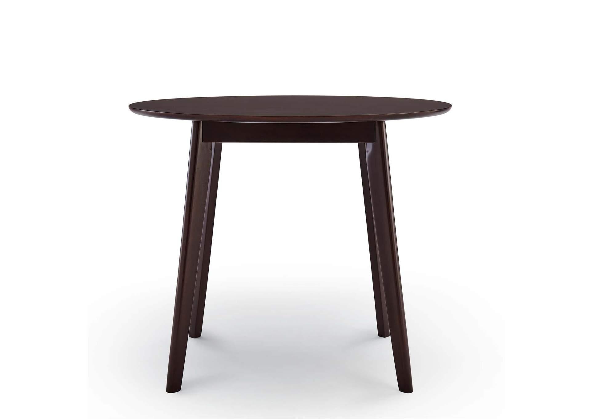 Cappuccino Vision 35" Round Dining Table,Modway