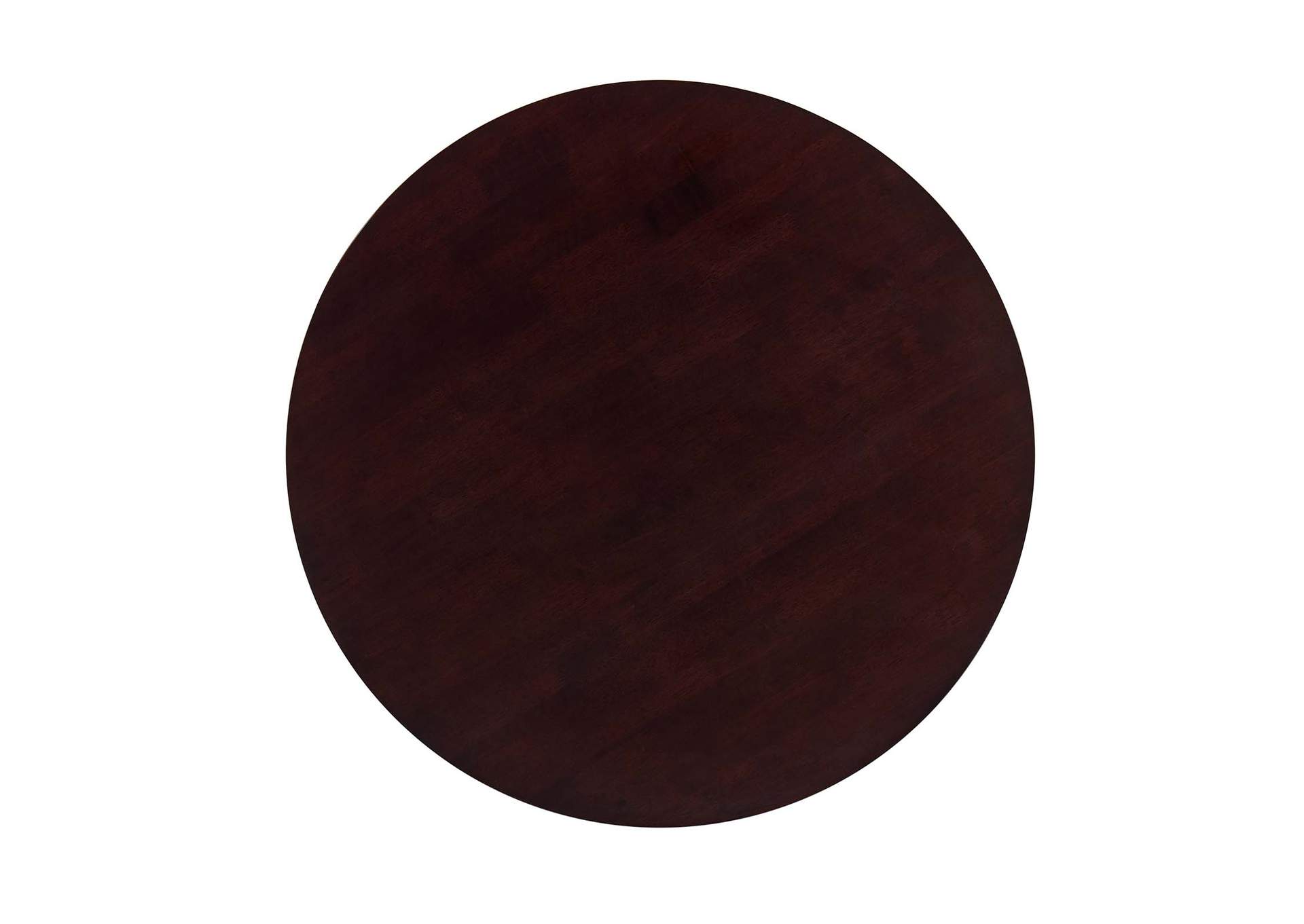 Cappuccino Vision 35" Round Dining Table,Modway