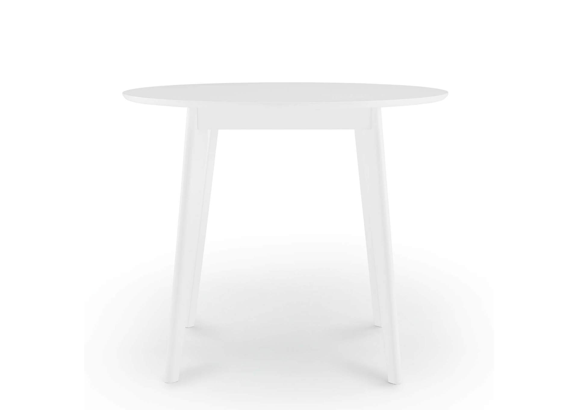 White Vision 35" Round Dining Table,Modway