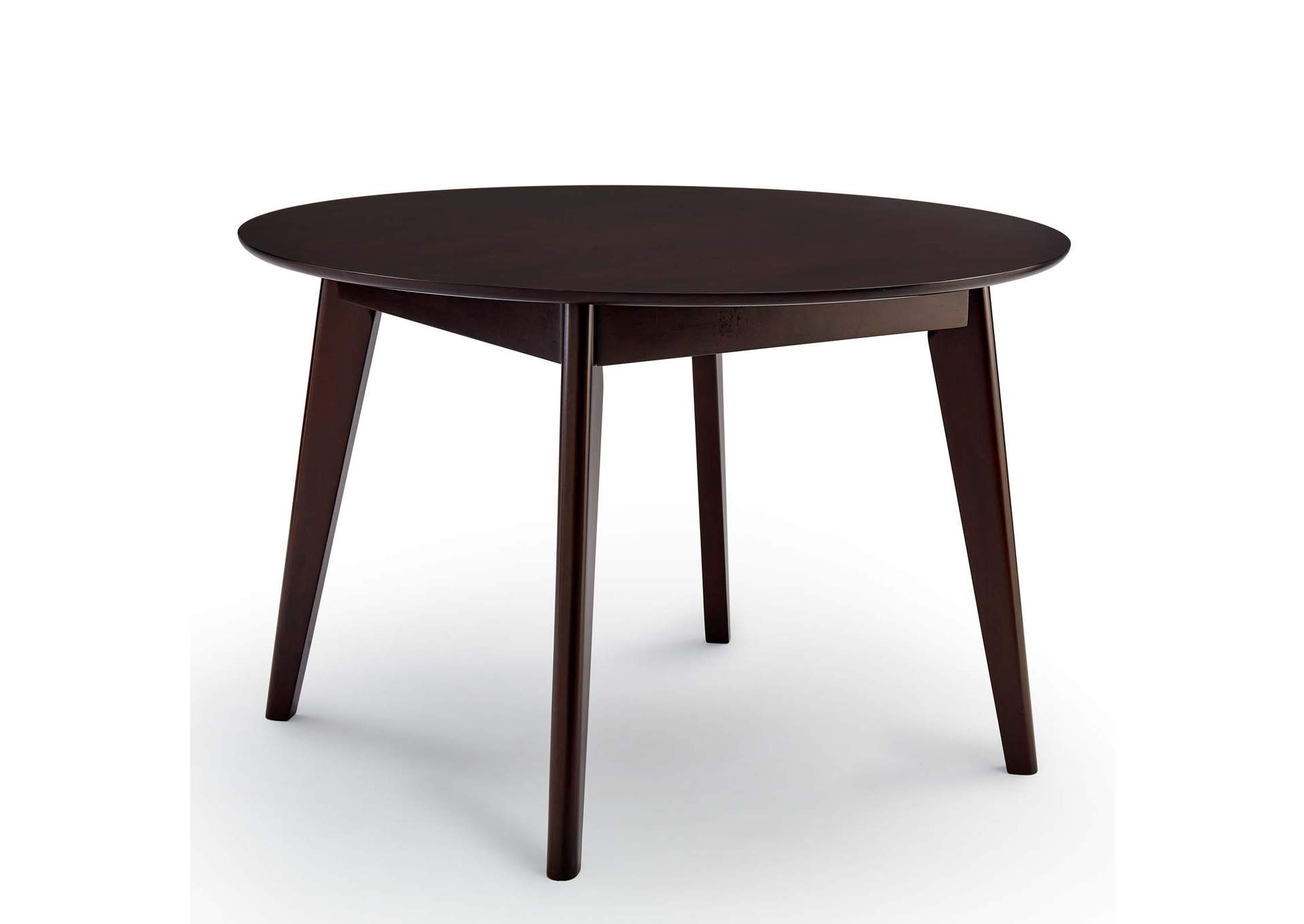 Cappuccino Vision 45" Round Dining Table,Modway
