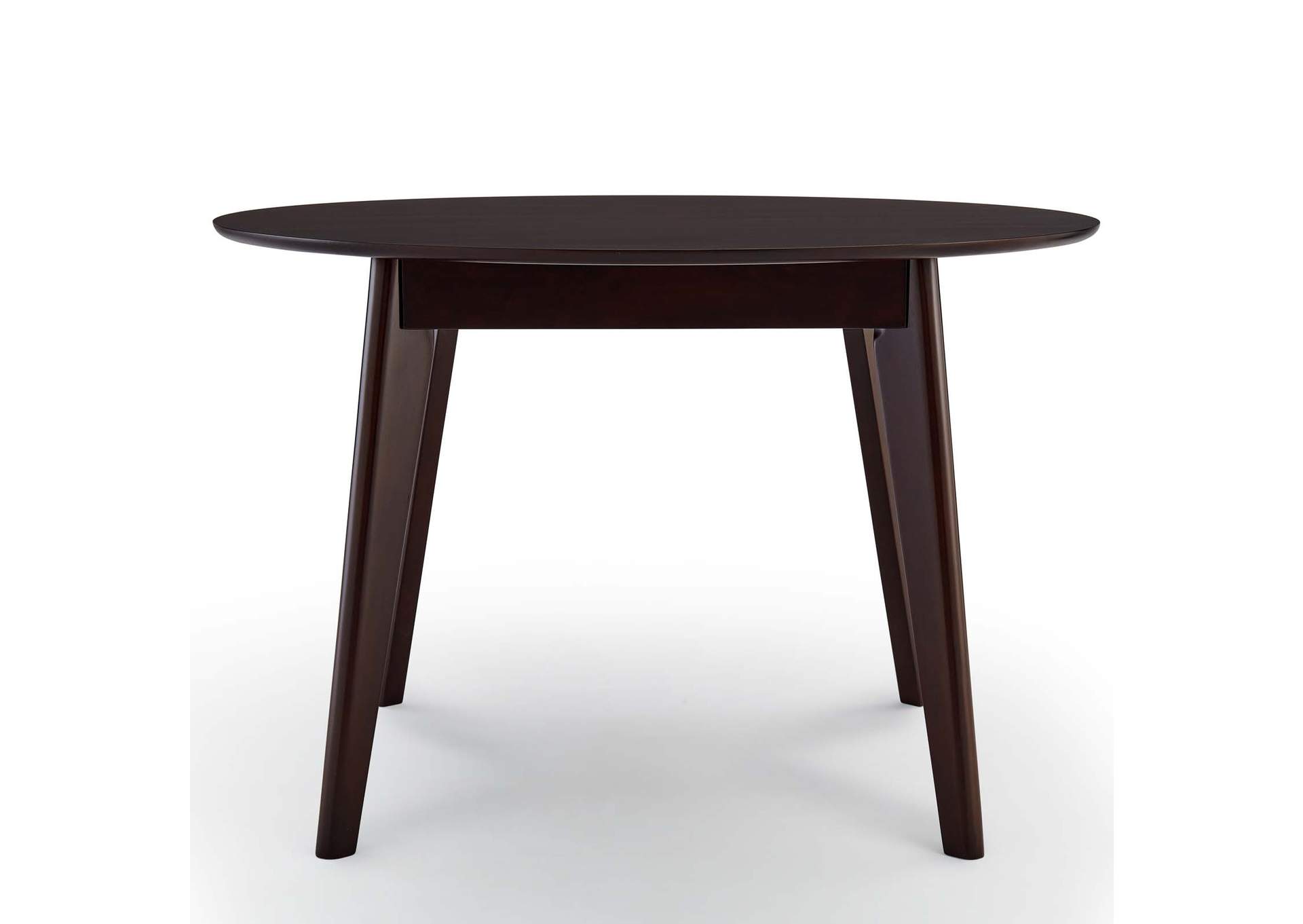 Cappuccino Vision 45" Round Dining Table,Modway