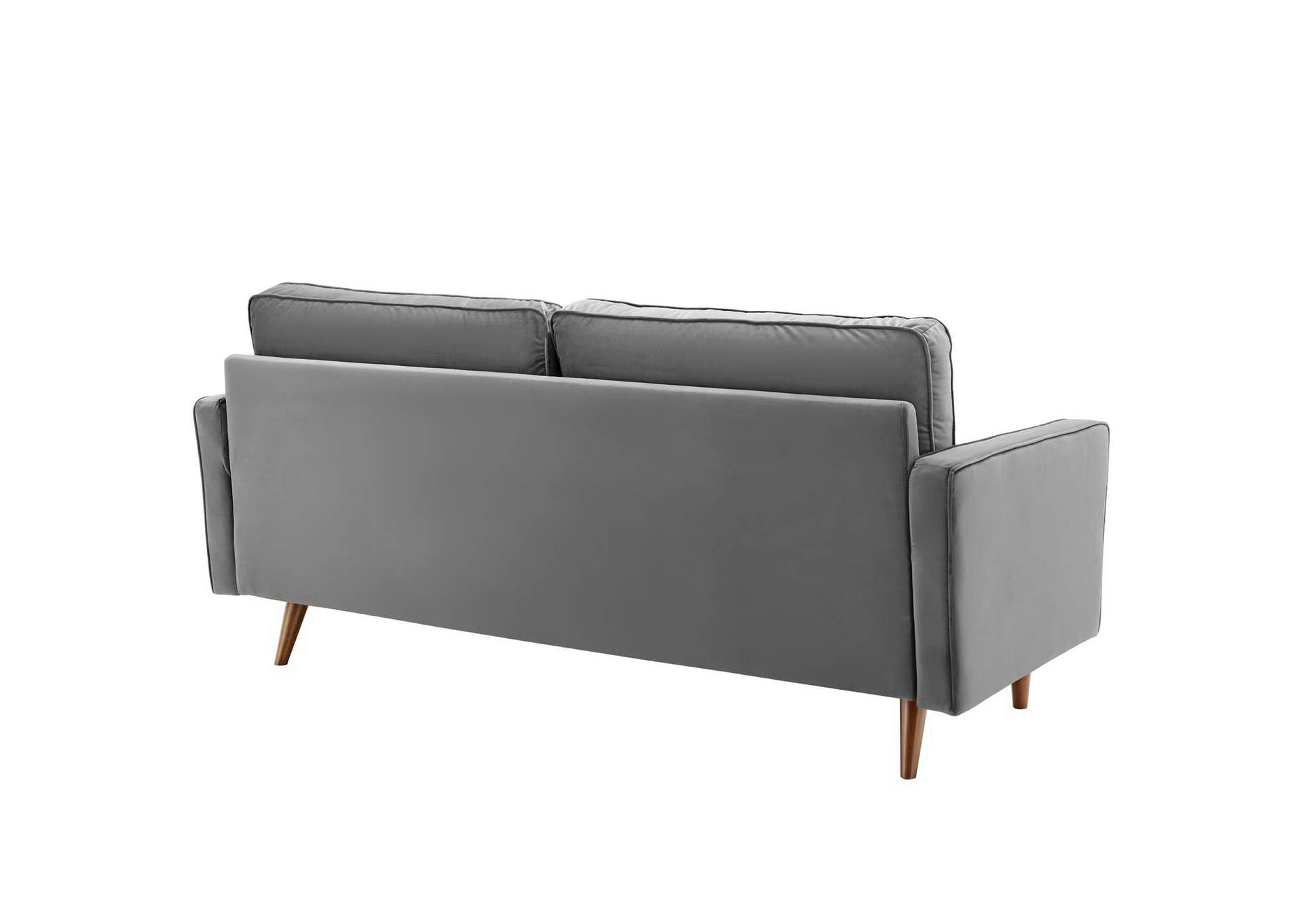 Valour Gray Performance Velvet Sofa,Modway