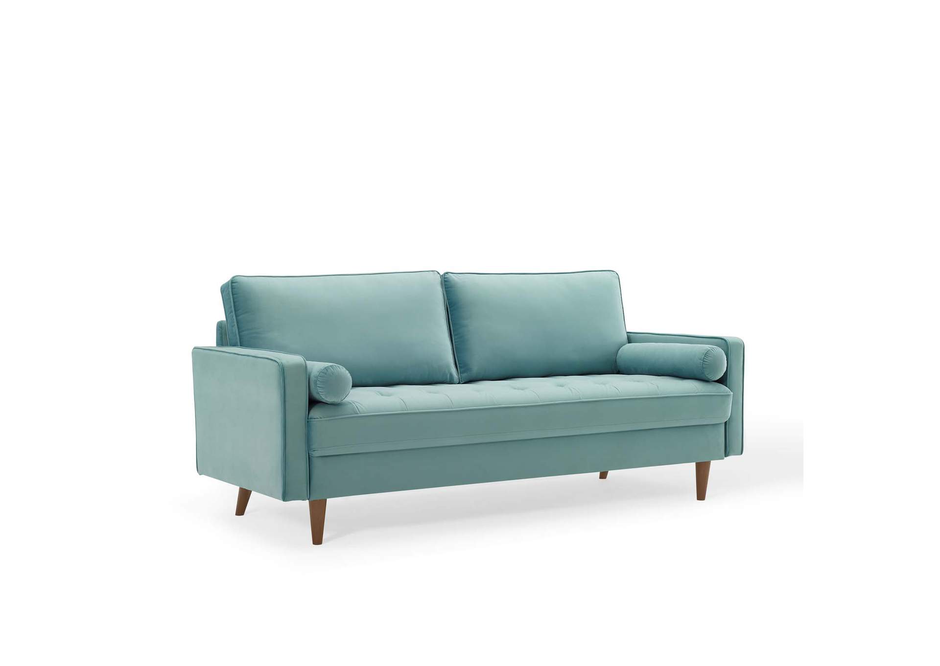 Mint Valour Performance Velvet Sofa,Modway
