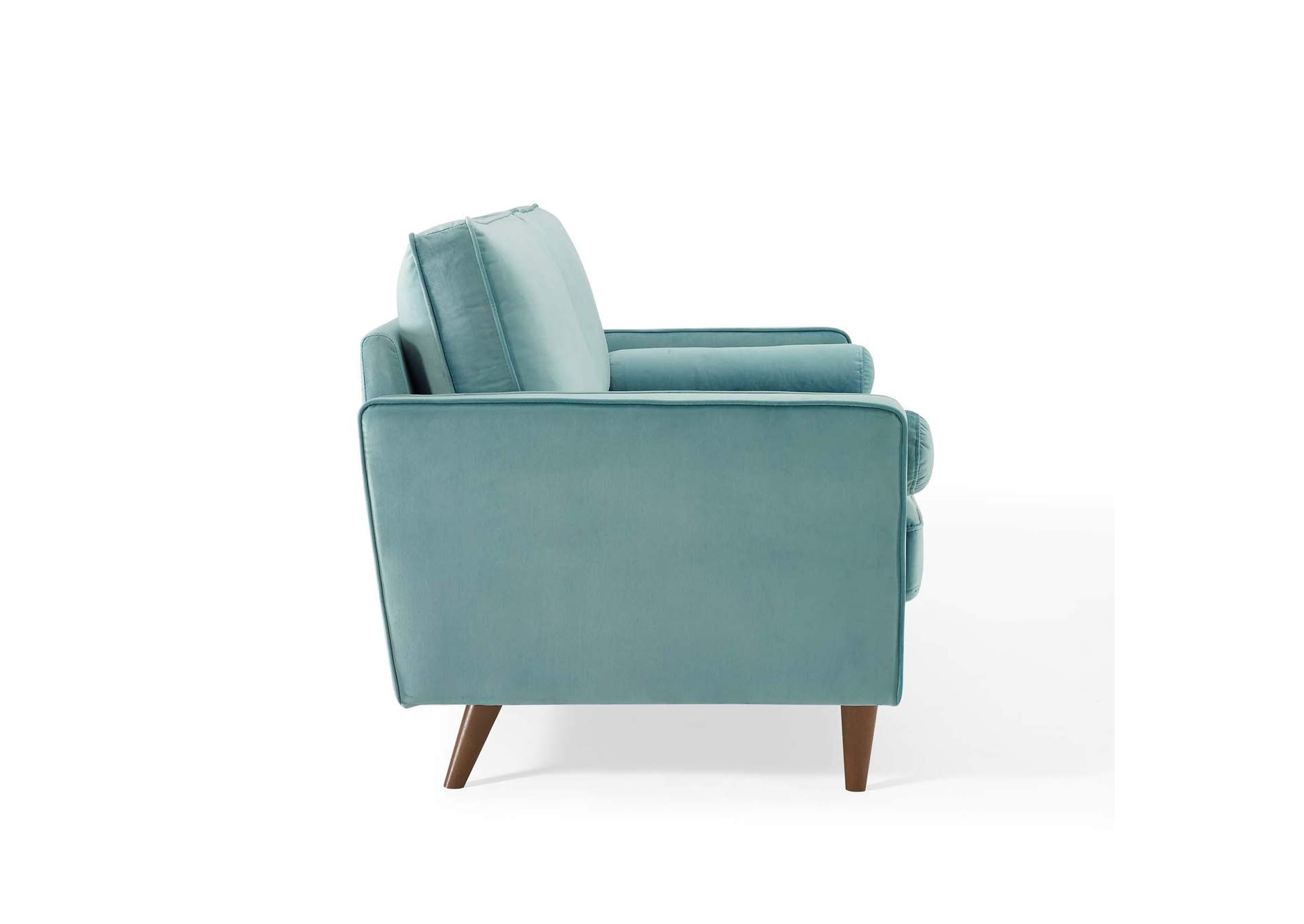 Mint Valour Performance Velvet Sofa,Modway