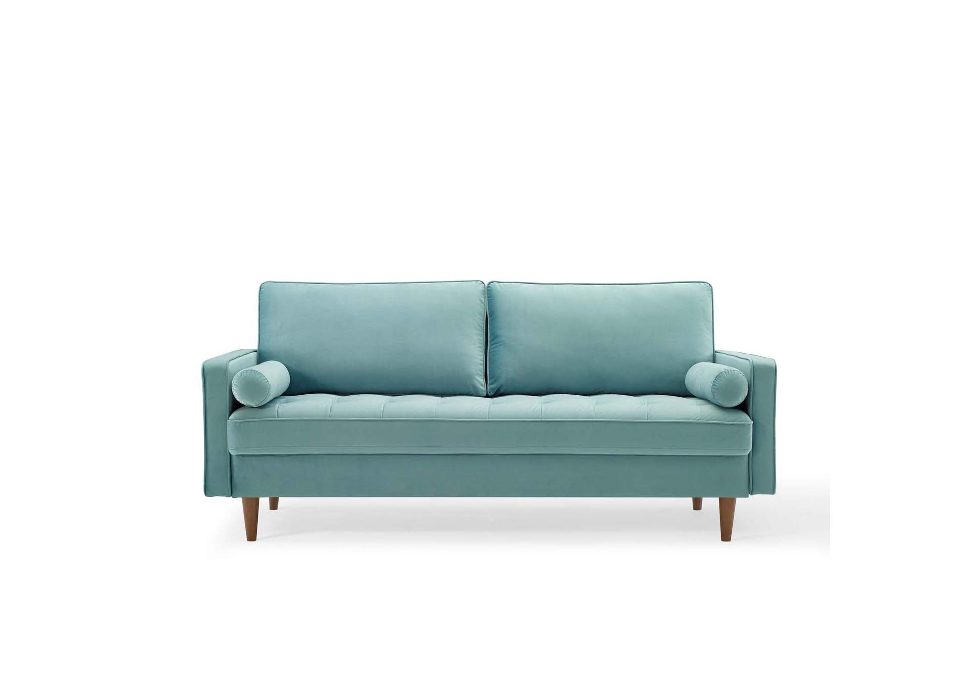 Mint Valour Performance Velvet Sofa,Modway