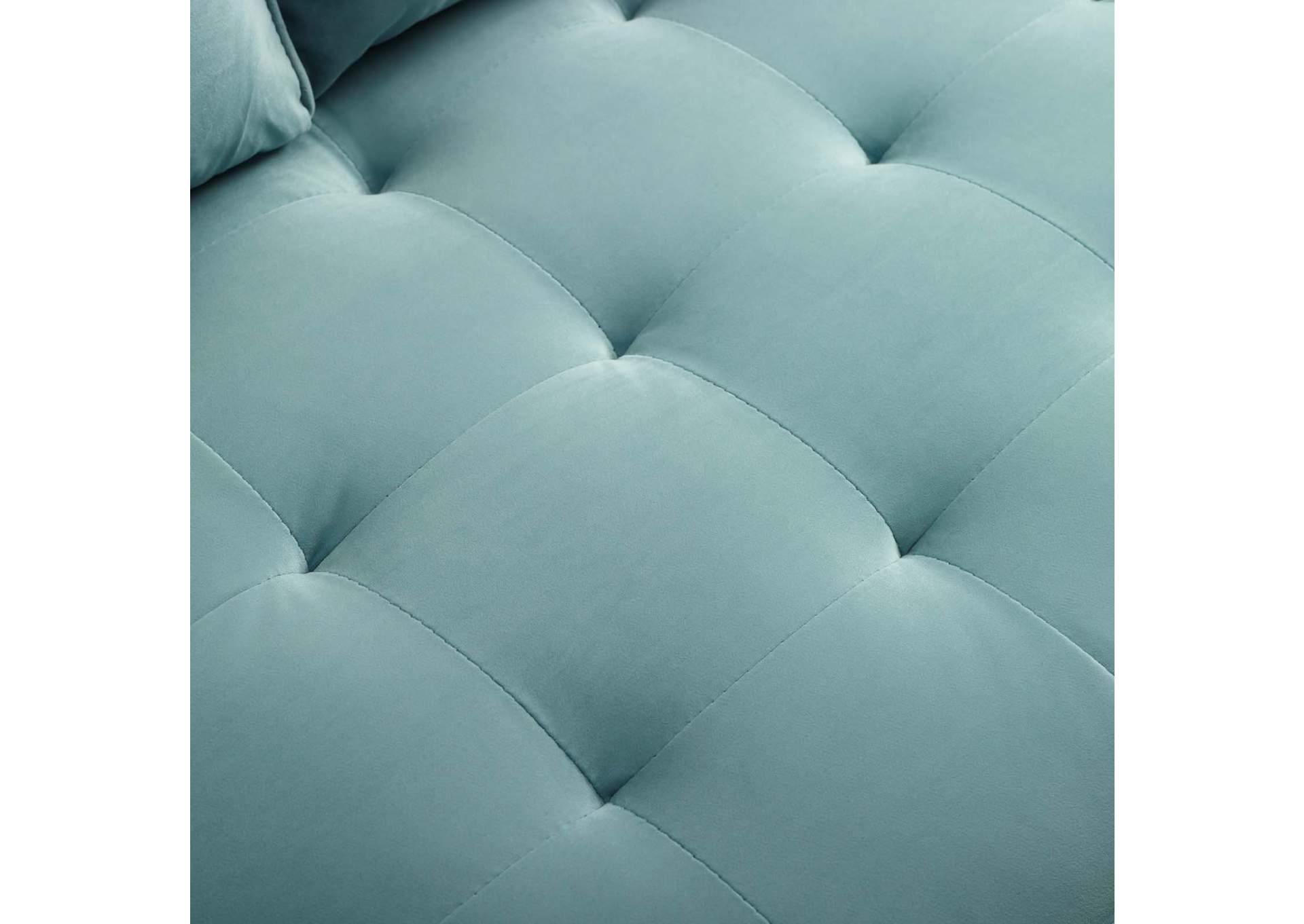 Mint Valour Performance Velvet Sofa,Modway