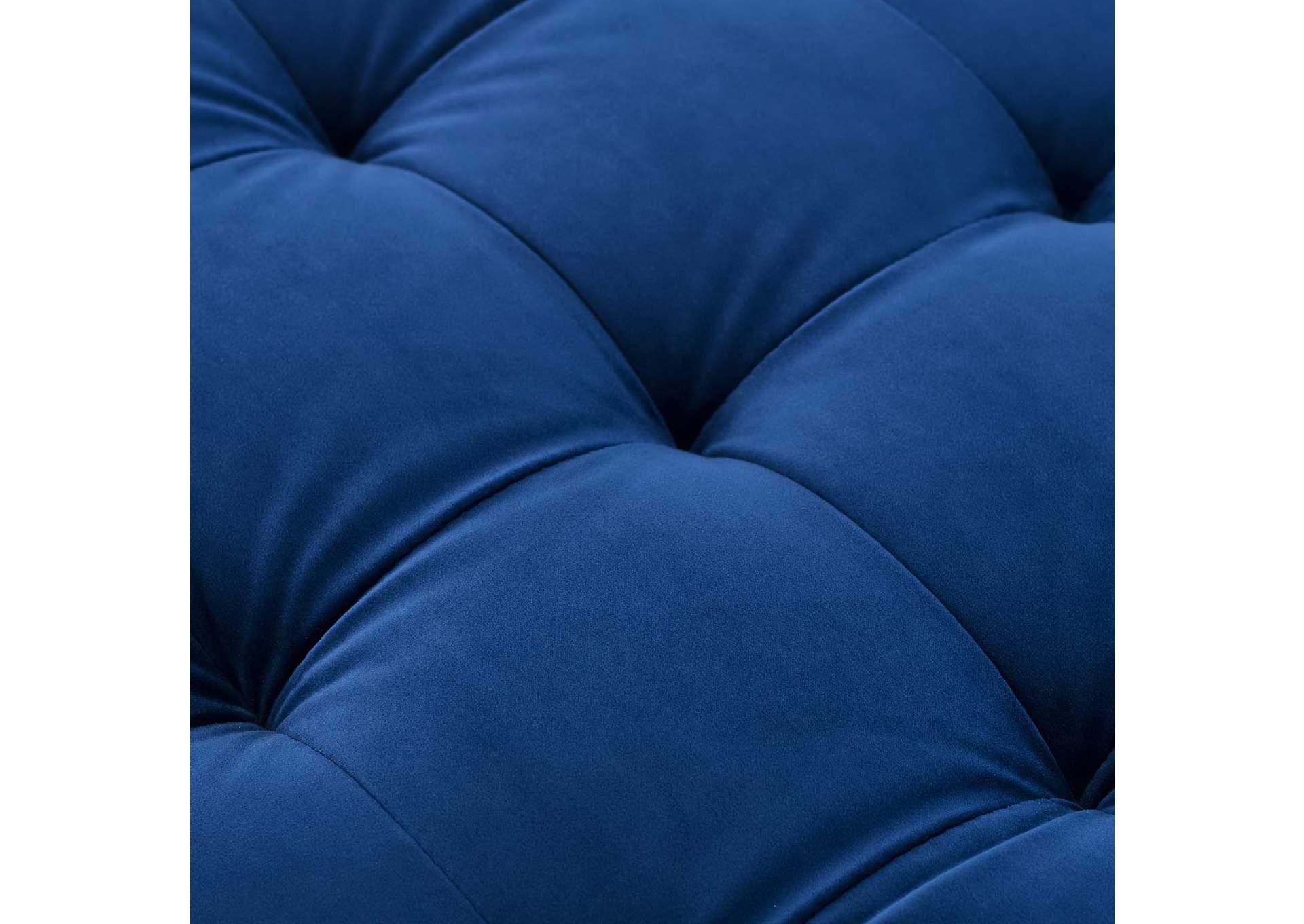 Navy Valour Performance Velvet Sofa,Modway