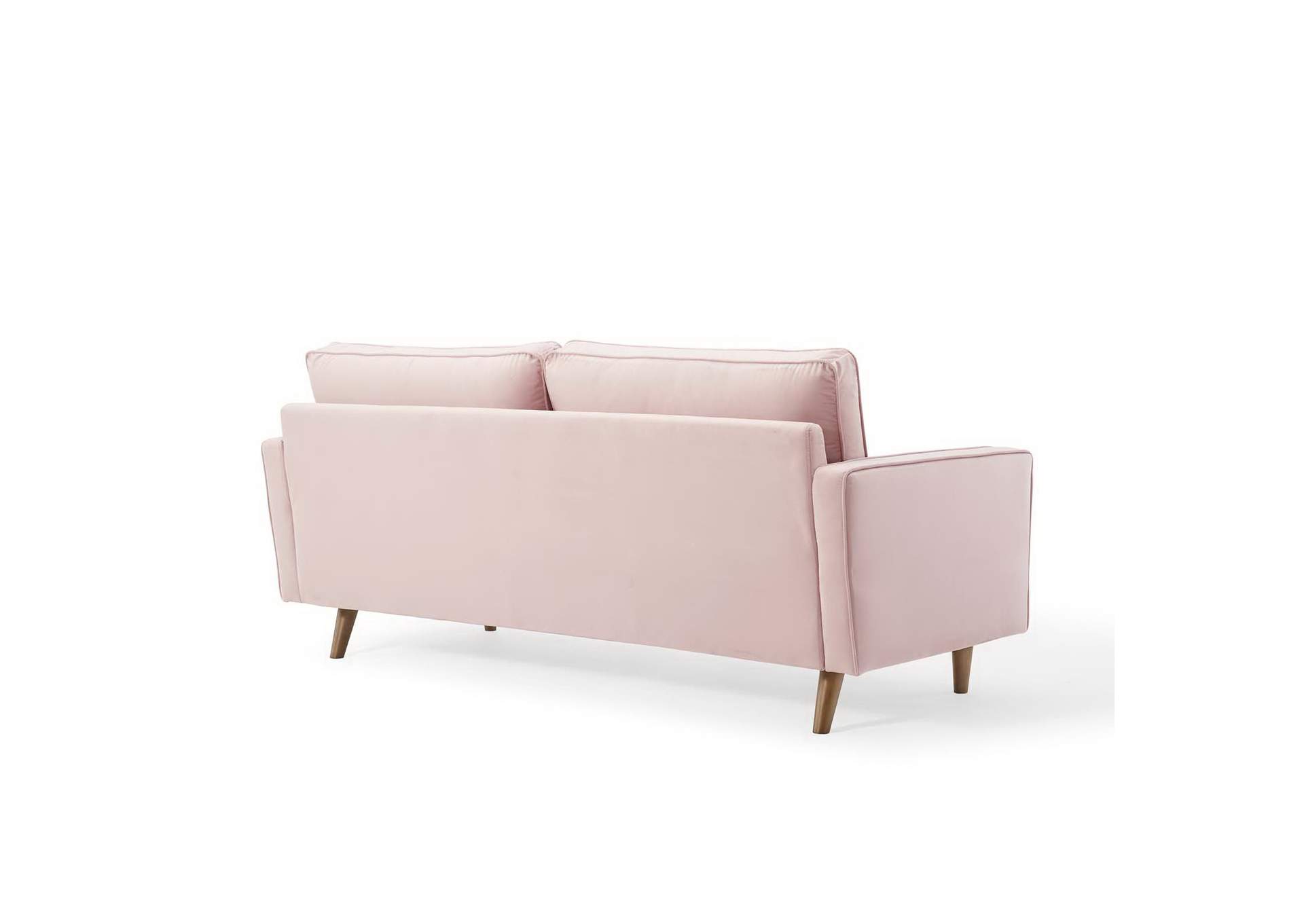Pink Valour Performance Velvet Sofa,Modway