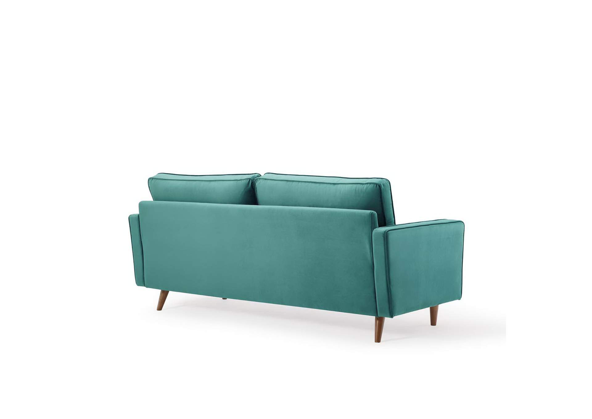 Teal Valour Performance Velvet Sofa,Modway