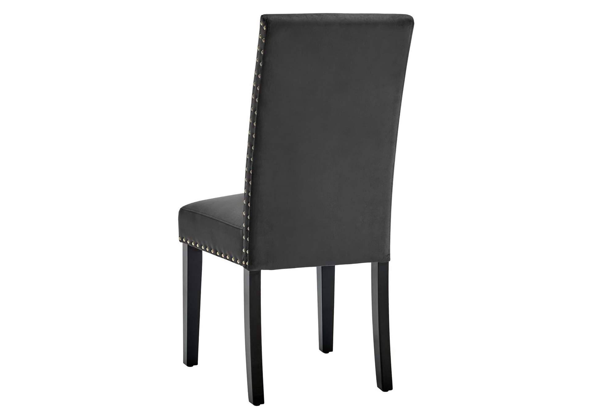 Charcoal Parcel Performance Velvet Dining Side Chairs - [Set of 2],Modway