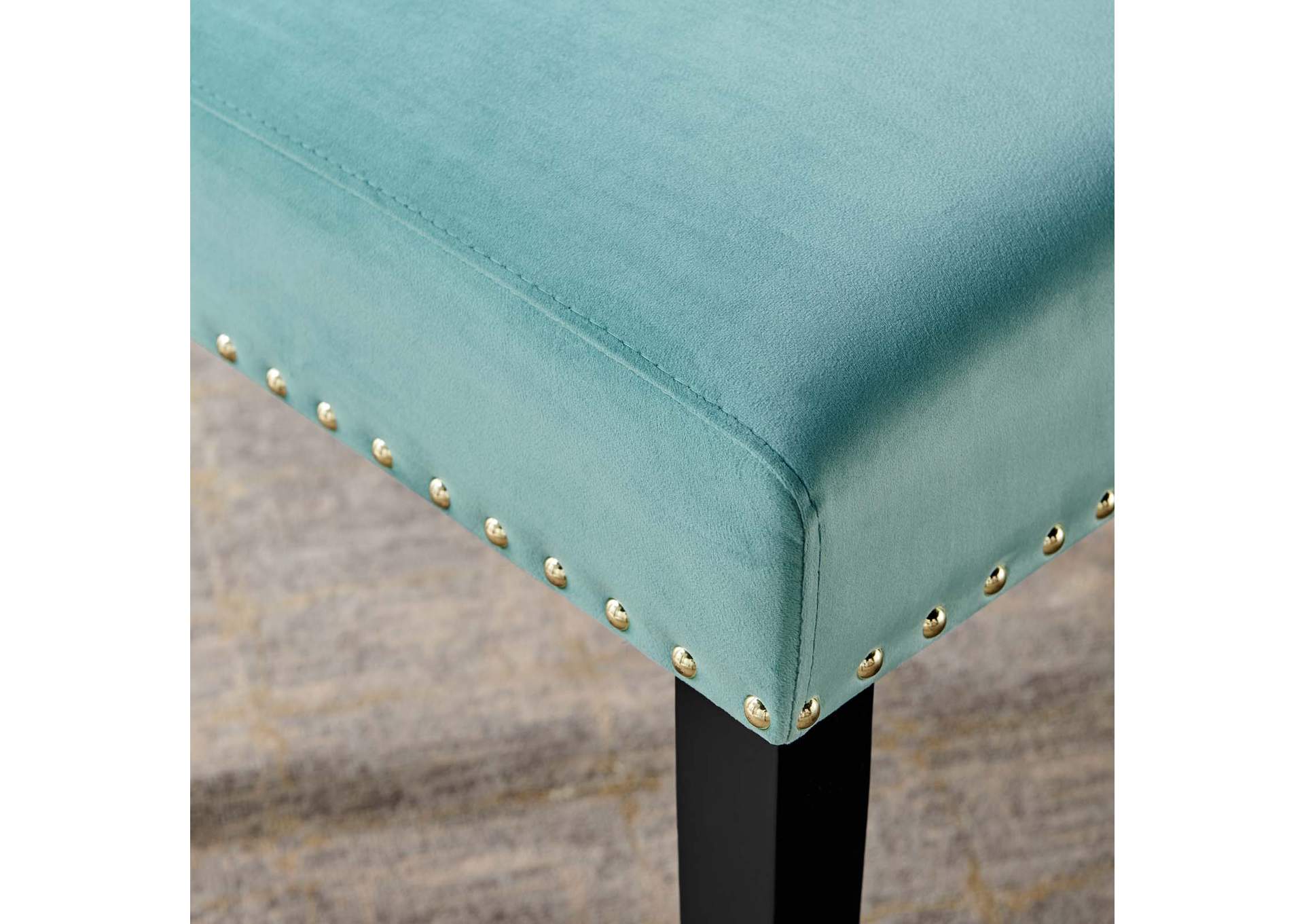 Mint Parcel Performance Velvet Dining Side Chairs - [Set of 2],Modway