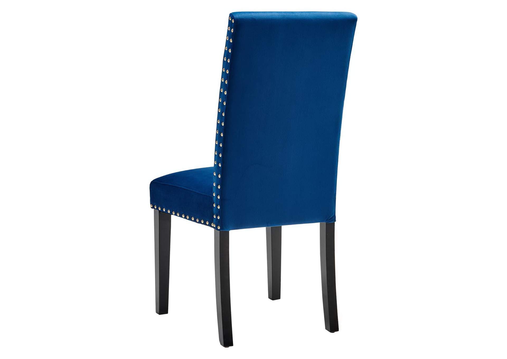 Navy Parcel Performance Velvet Dining Side Chairs - [Set of 2],Modway